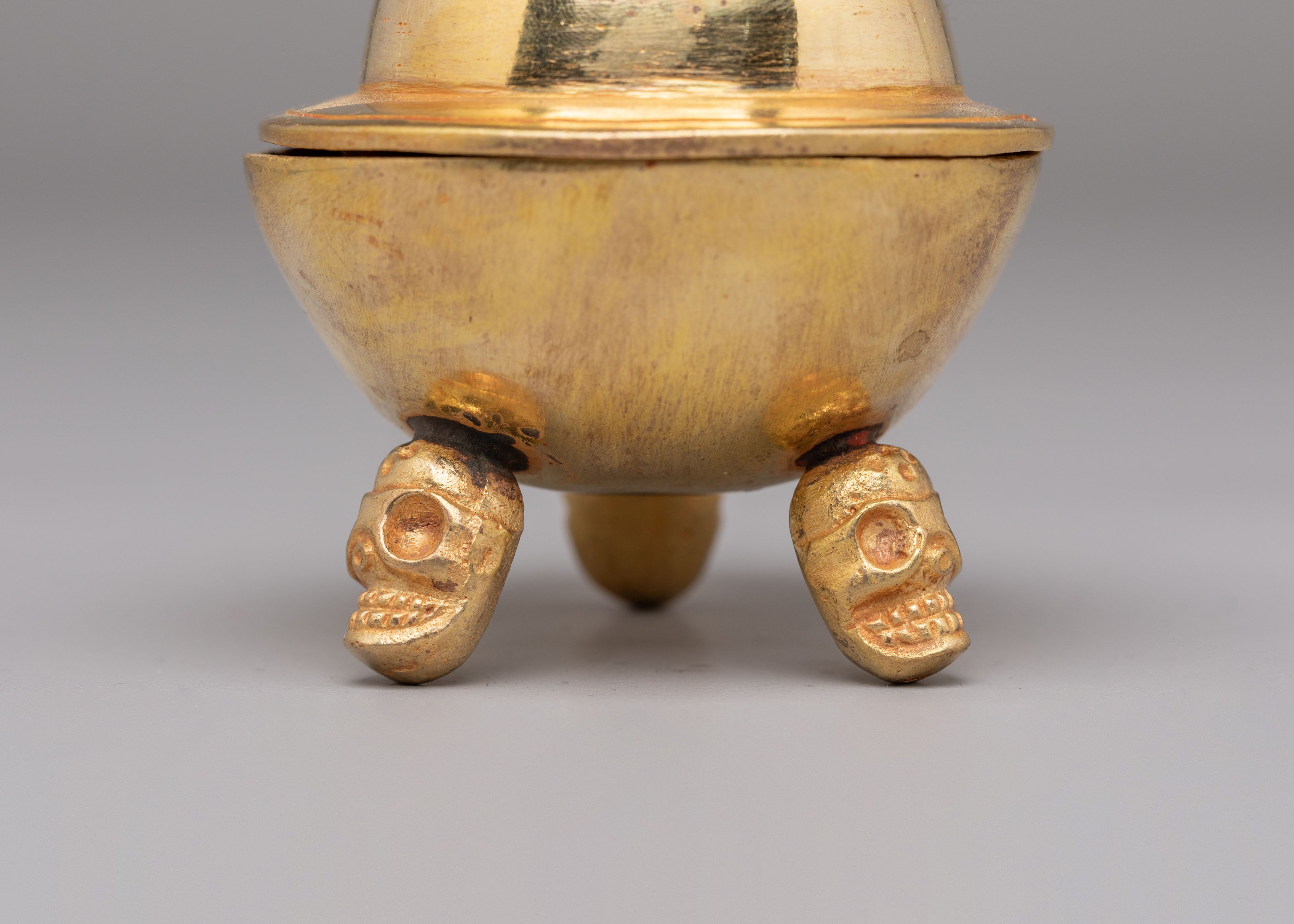 Himalayan Kapala Ritual Bowl | Skull Cup for Tantric Offerings