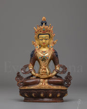 Handmade Long Life Buddha Amitayus Statue