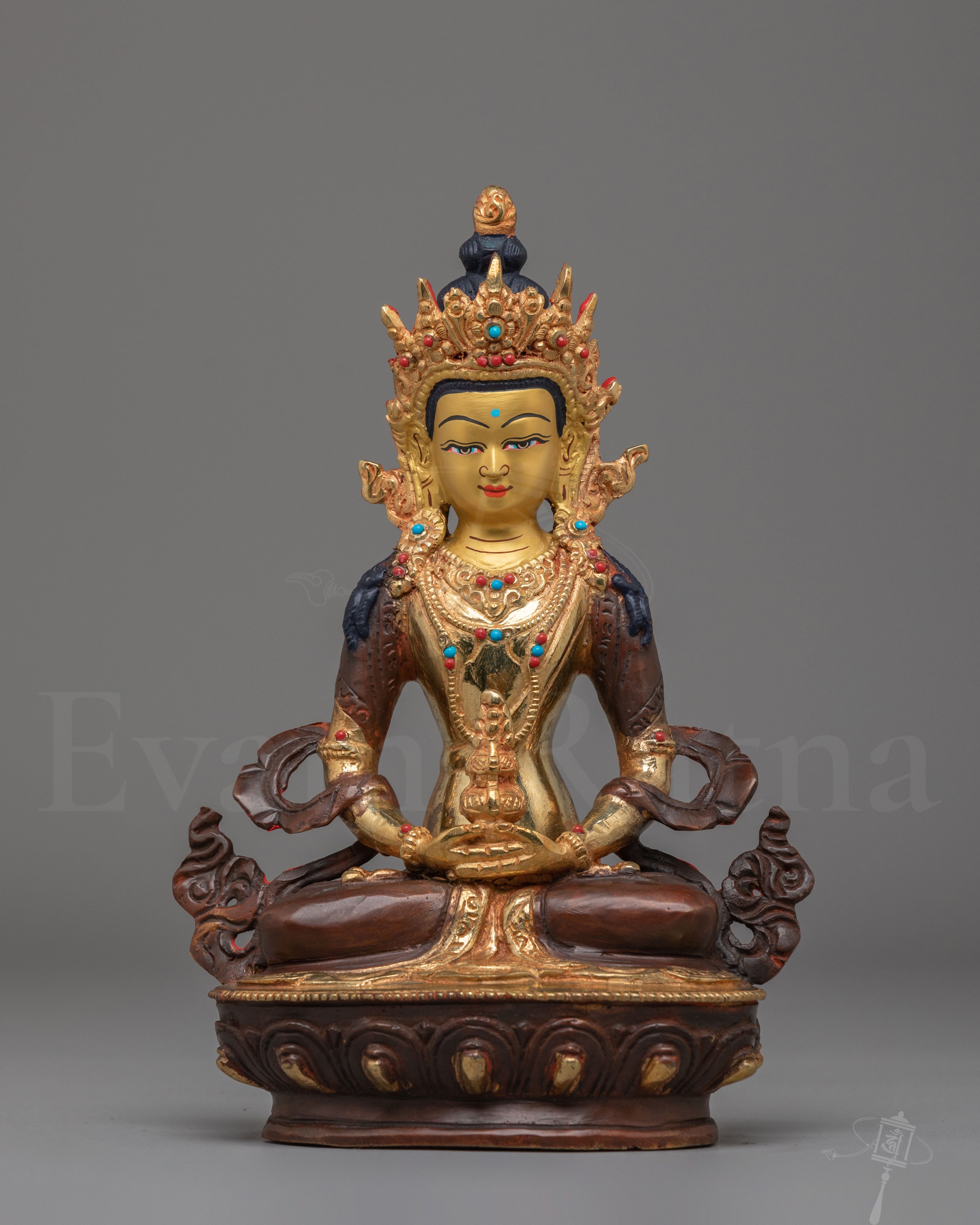Handmade Long Life Buddha Amitayus Statue