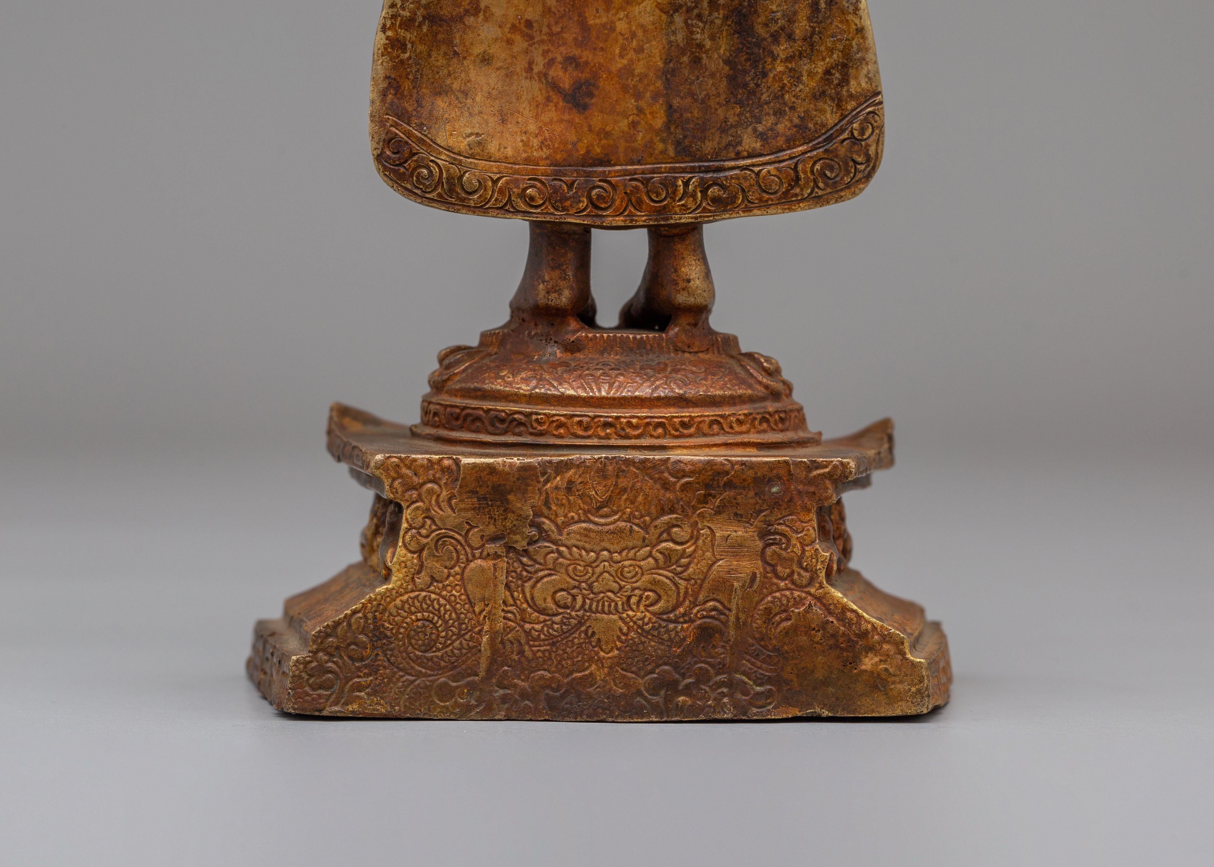 Tibetan Altar Dipankara Buddha Statue | Handcrafted Art