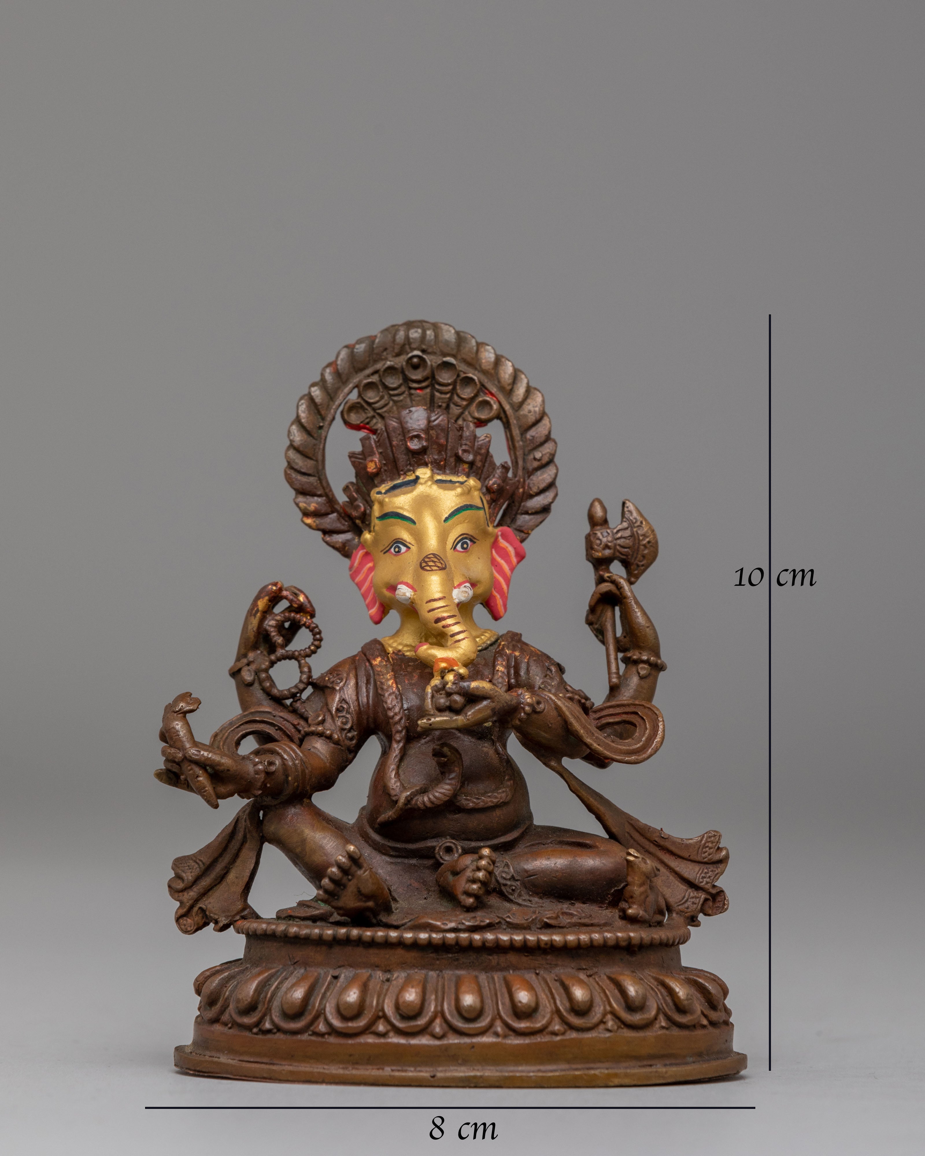 Machine Made Ganesh Altar Figure | A Symbol of Divine Grace and Prosperity