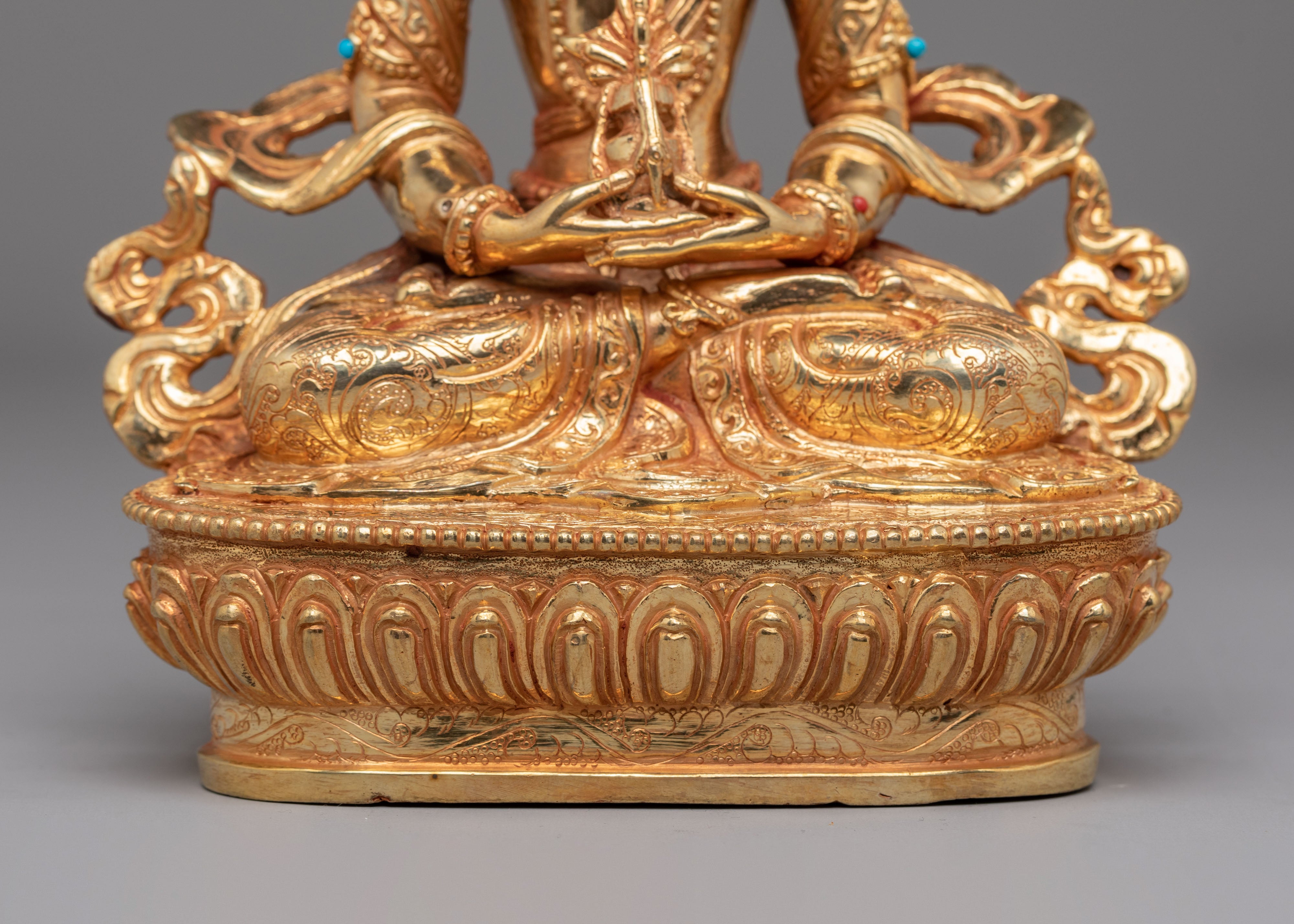 Long Life Amitayus Buddha Figure | Traditional Buddhist Artwork