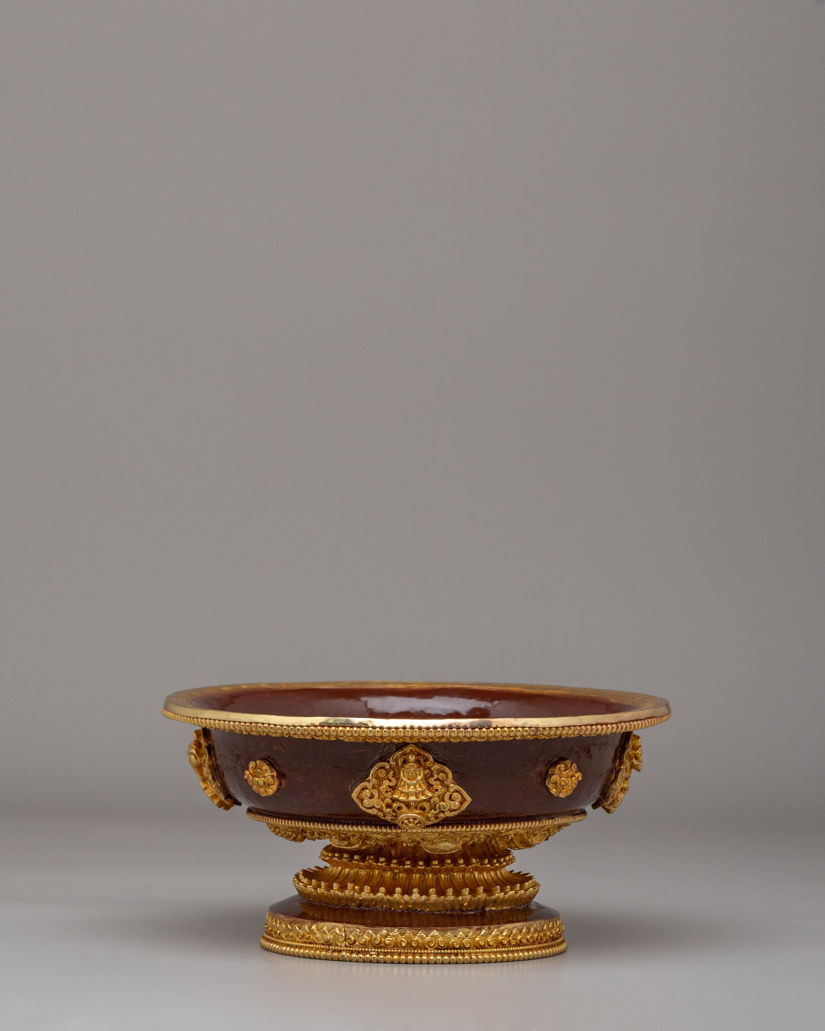 Tibetan Serkyem Set for Ritual Use | Buddhist Offering Bowl