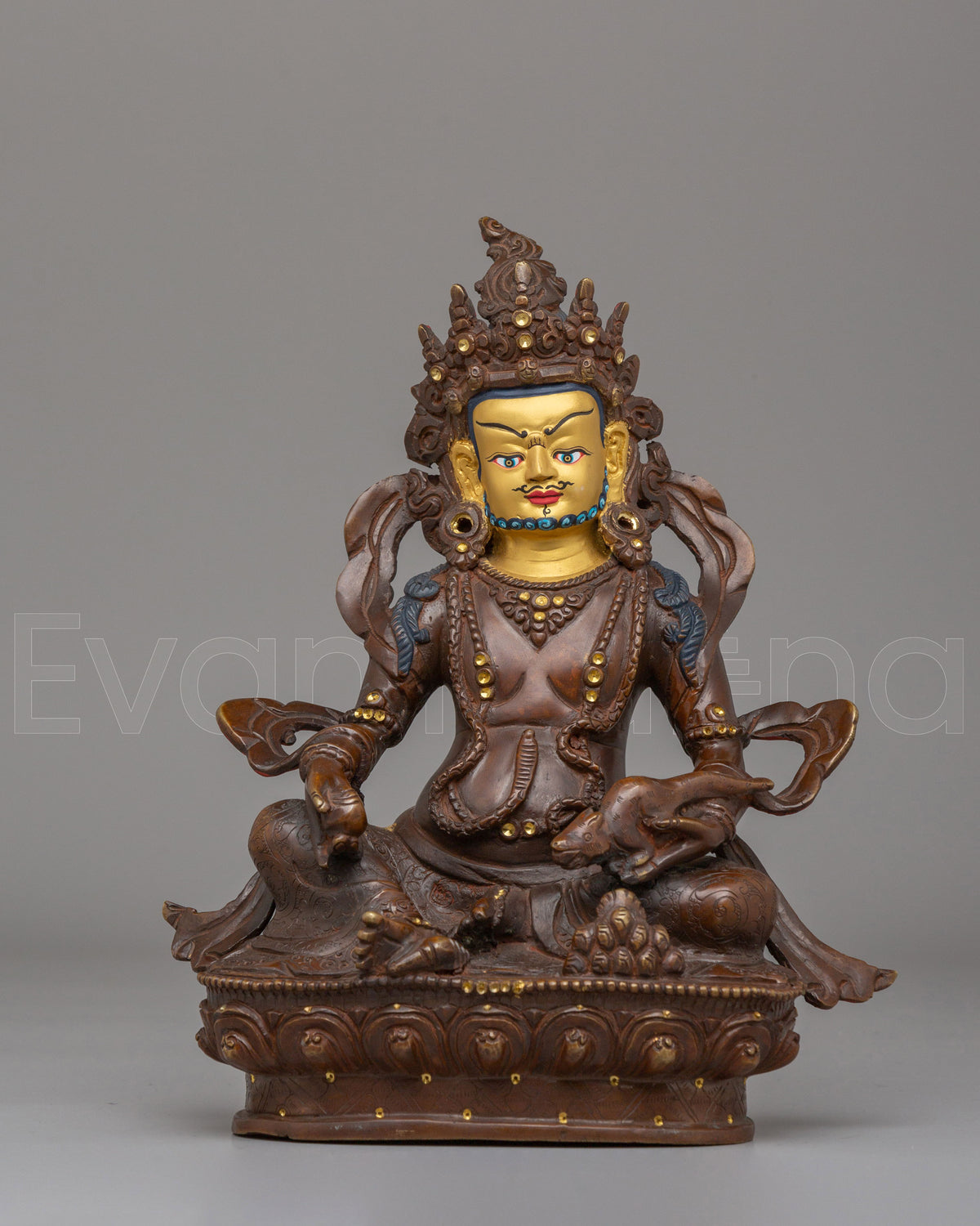 Sacred Tibetan Dzambhala Sculpture 