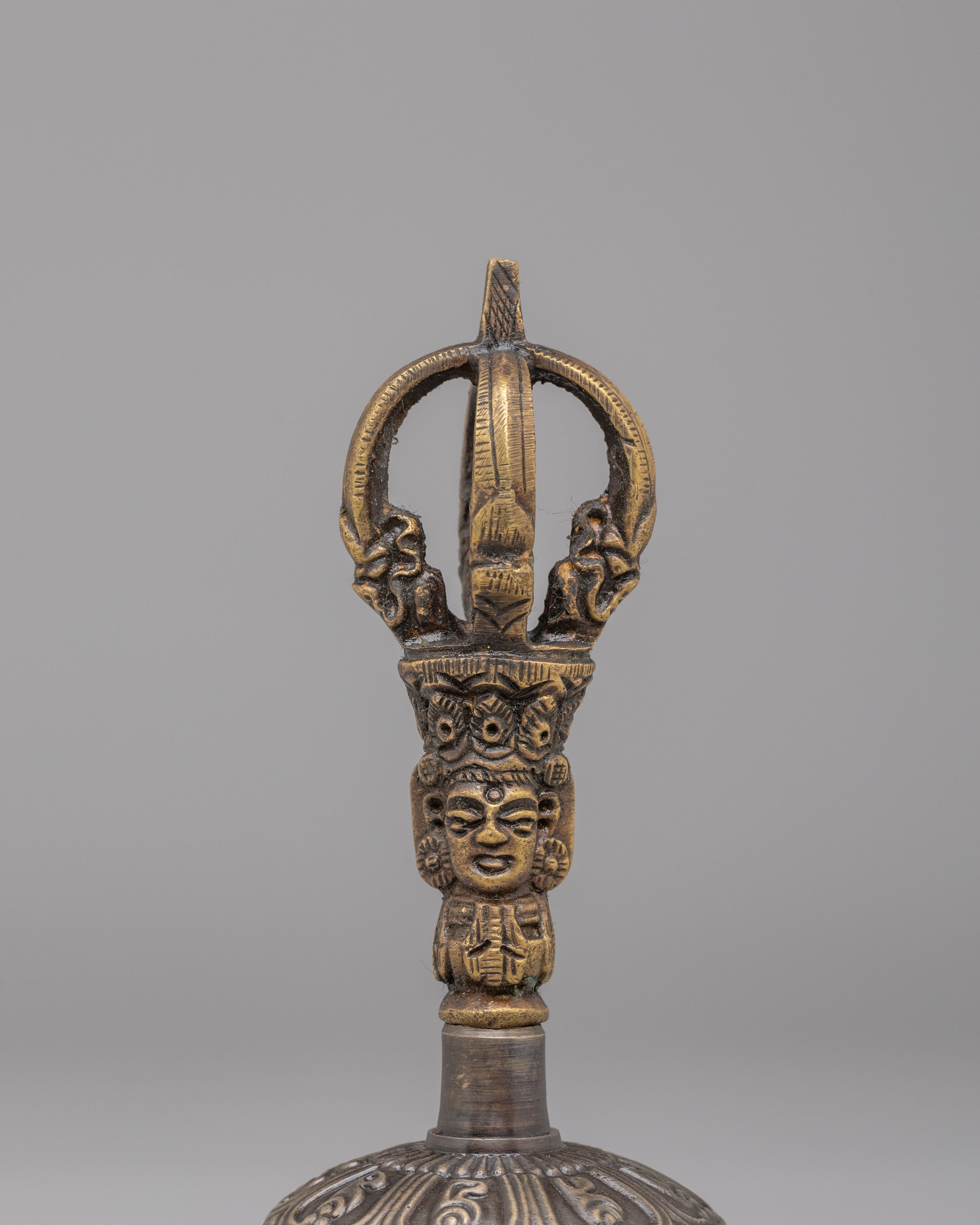 Ceremonial Vajra Bell Set | Ritual Bell & Vajra for Meditation