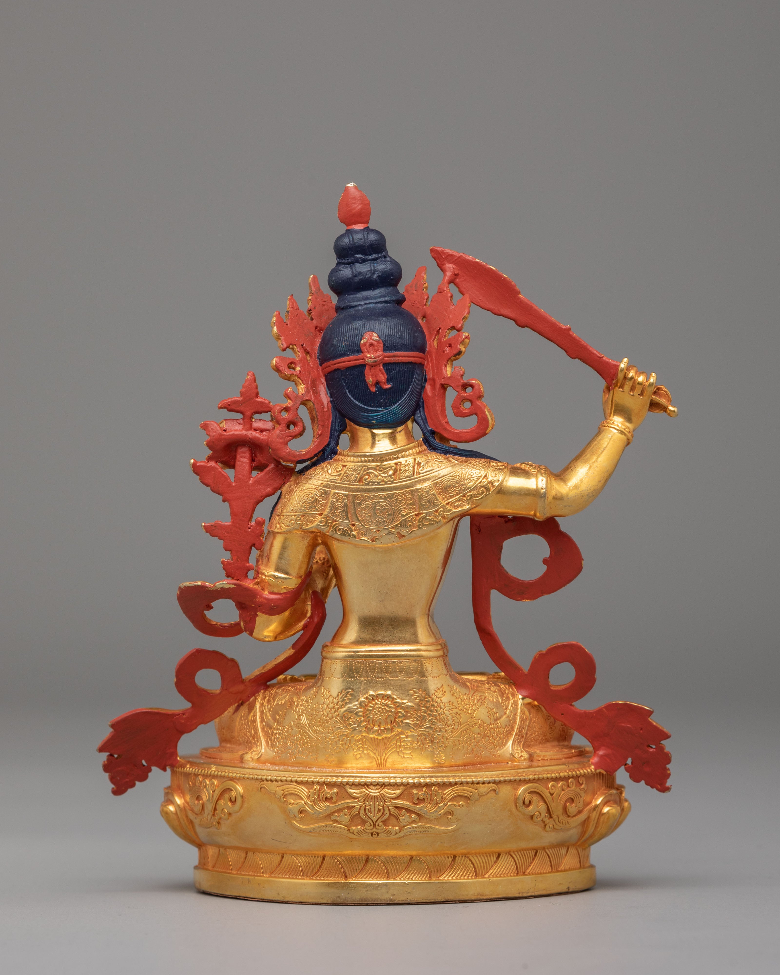 Machine Made Manjushri Figurine | Bodhisattva of Wisdom