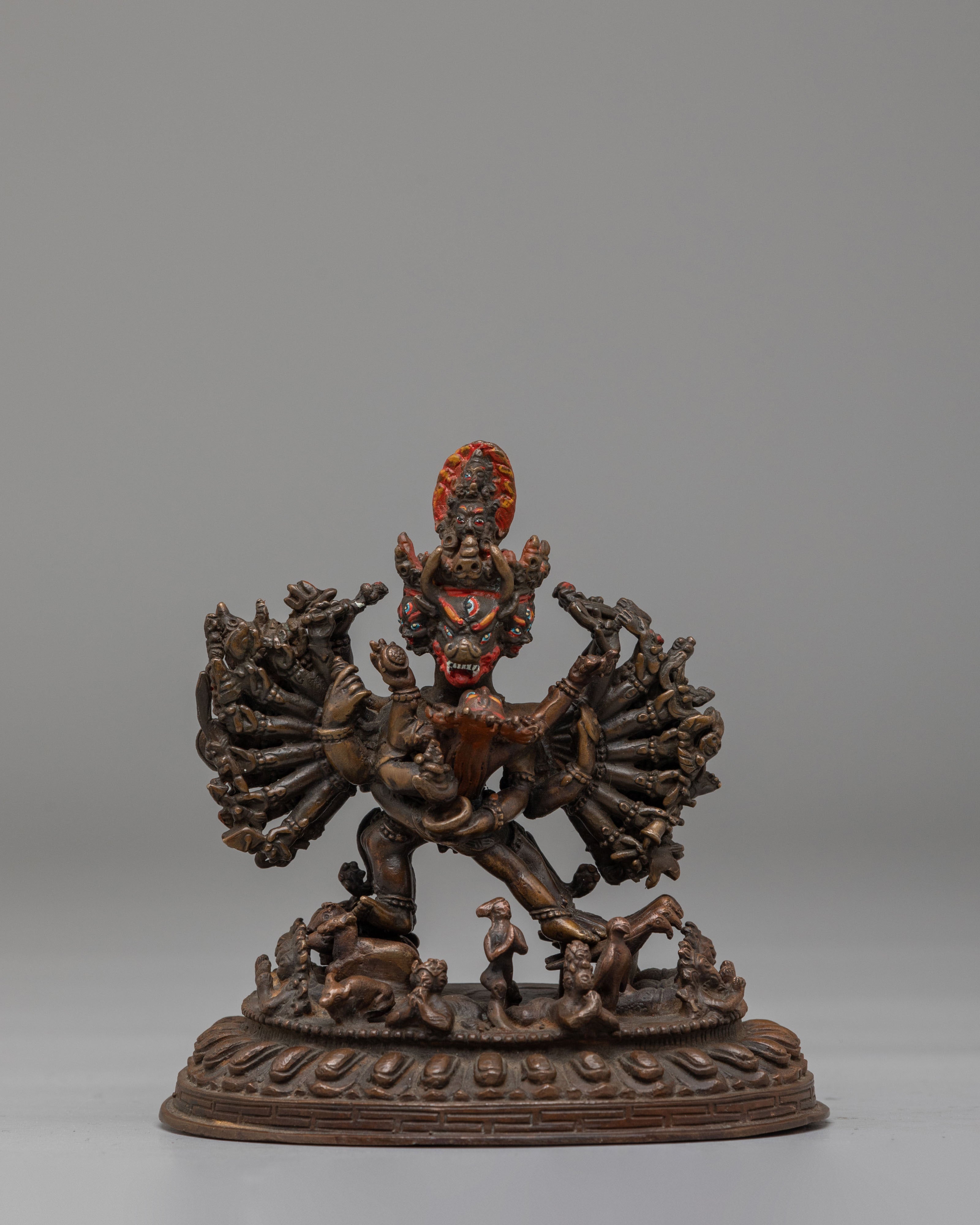 Sacred Yamantaka Statue | Wrathful Protector Deity