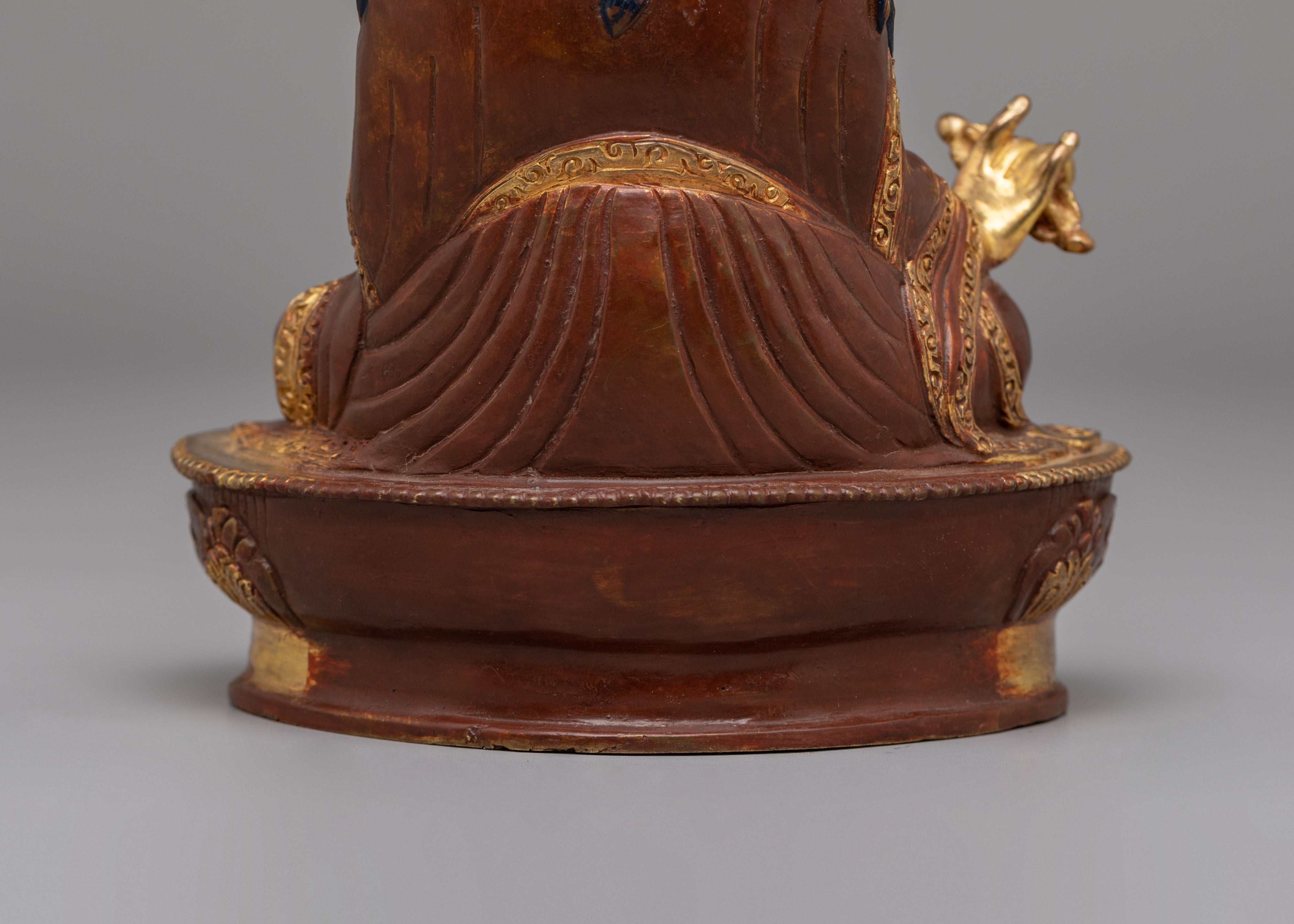 Buddhist Guru Rinpoche Statue | Spiritual Decor for Meditation & Rituals