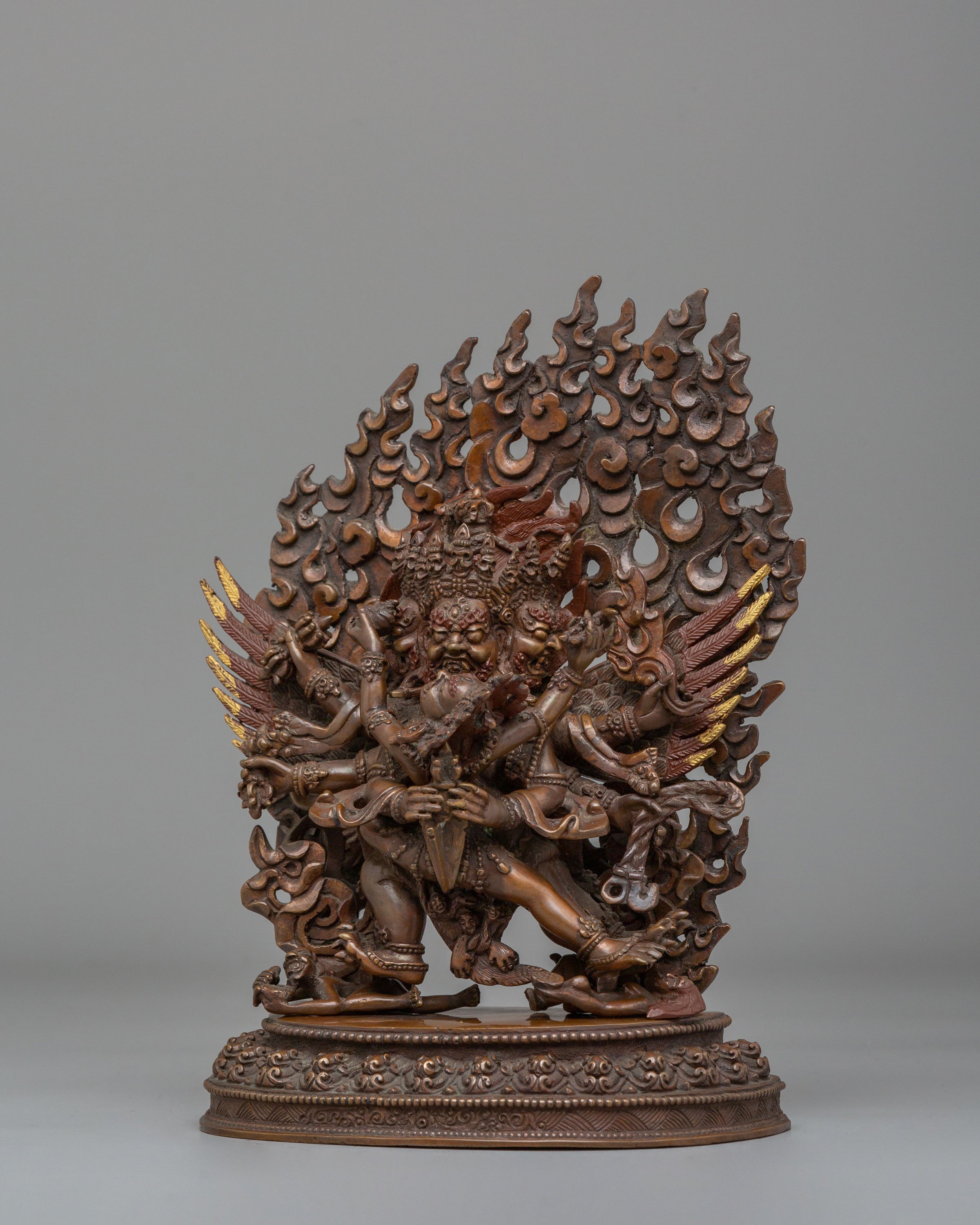 Himalayan Vajrakilaya Statue | Sacred Buddhist Sculpture