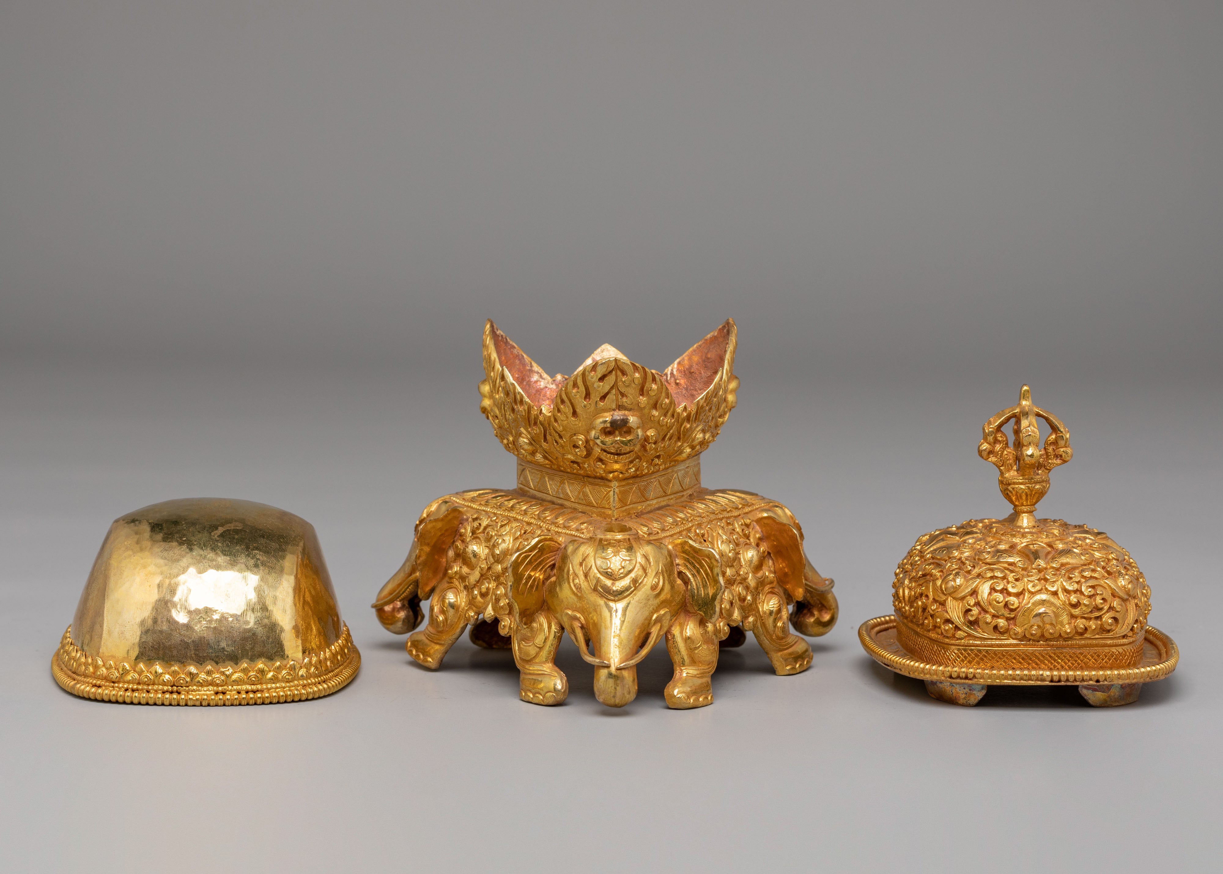 Traditional Kapala Offering Set | Handcrafted Ritual Skull Cup