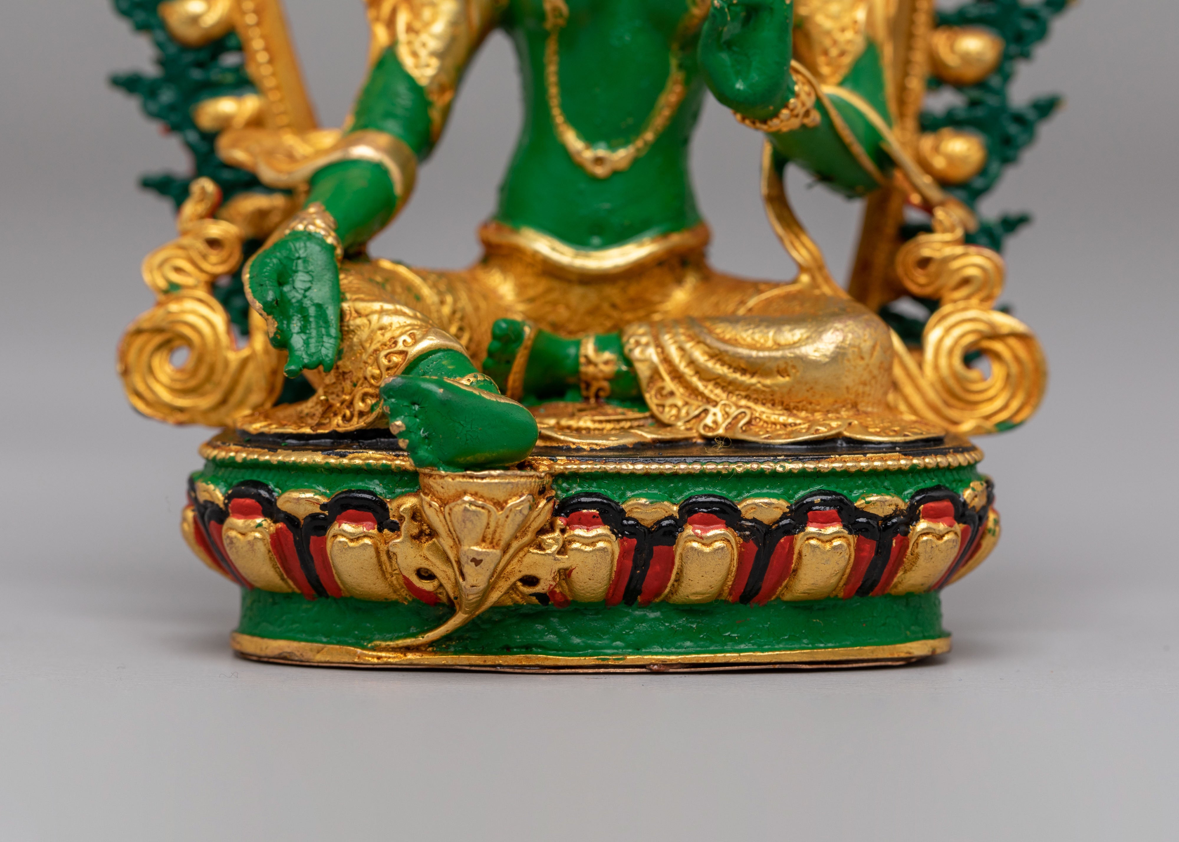Green Tara Healing Goddess Statue | Symbol of Compassion