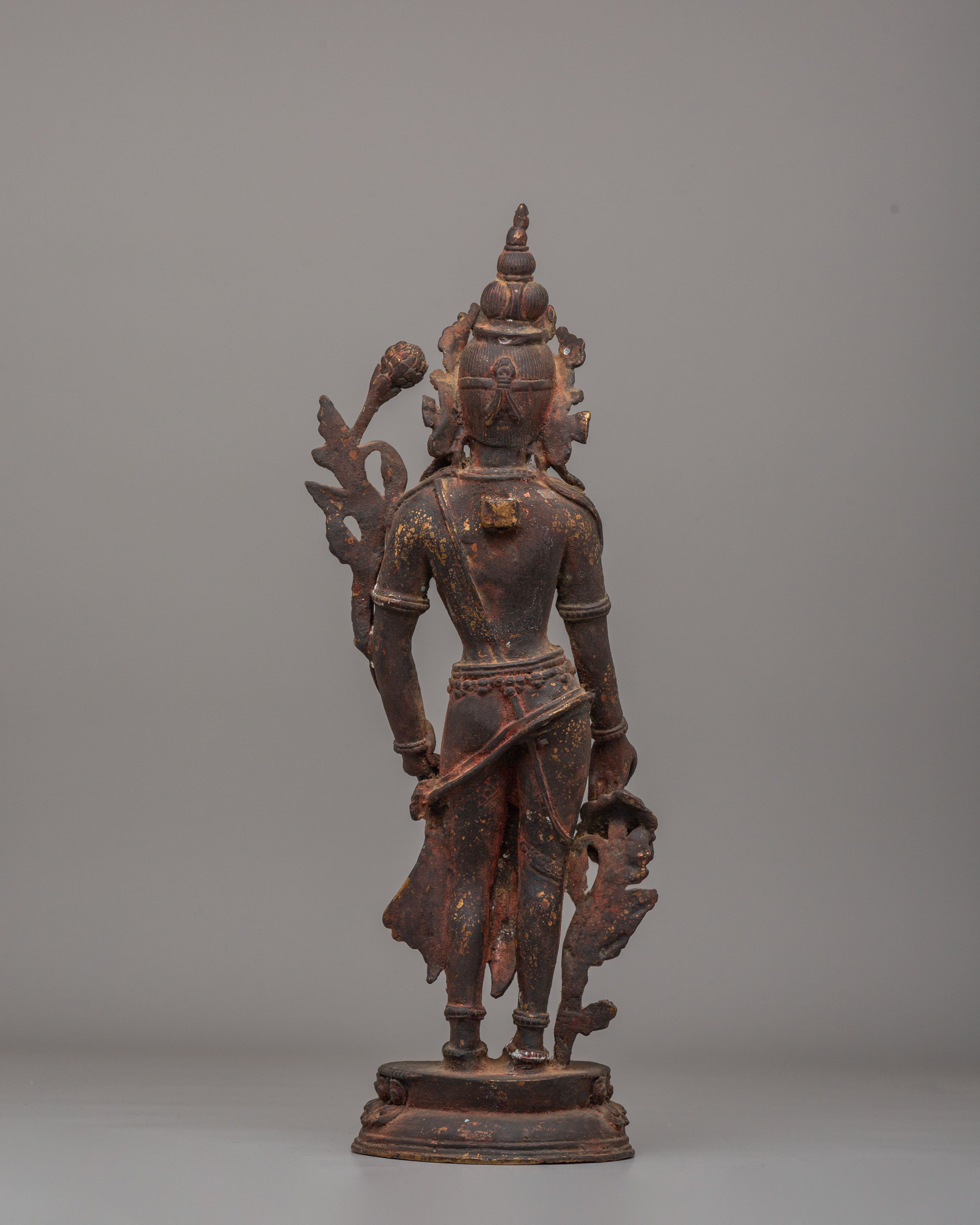 Traditional Buddhist Padmapani Statue | Symbol of Compassion and Wisdom
