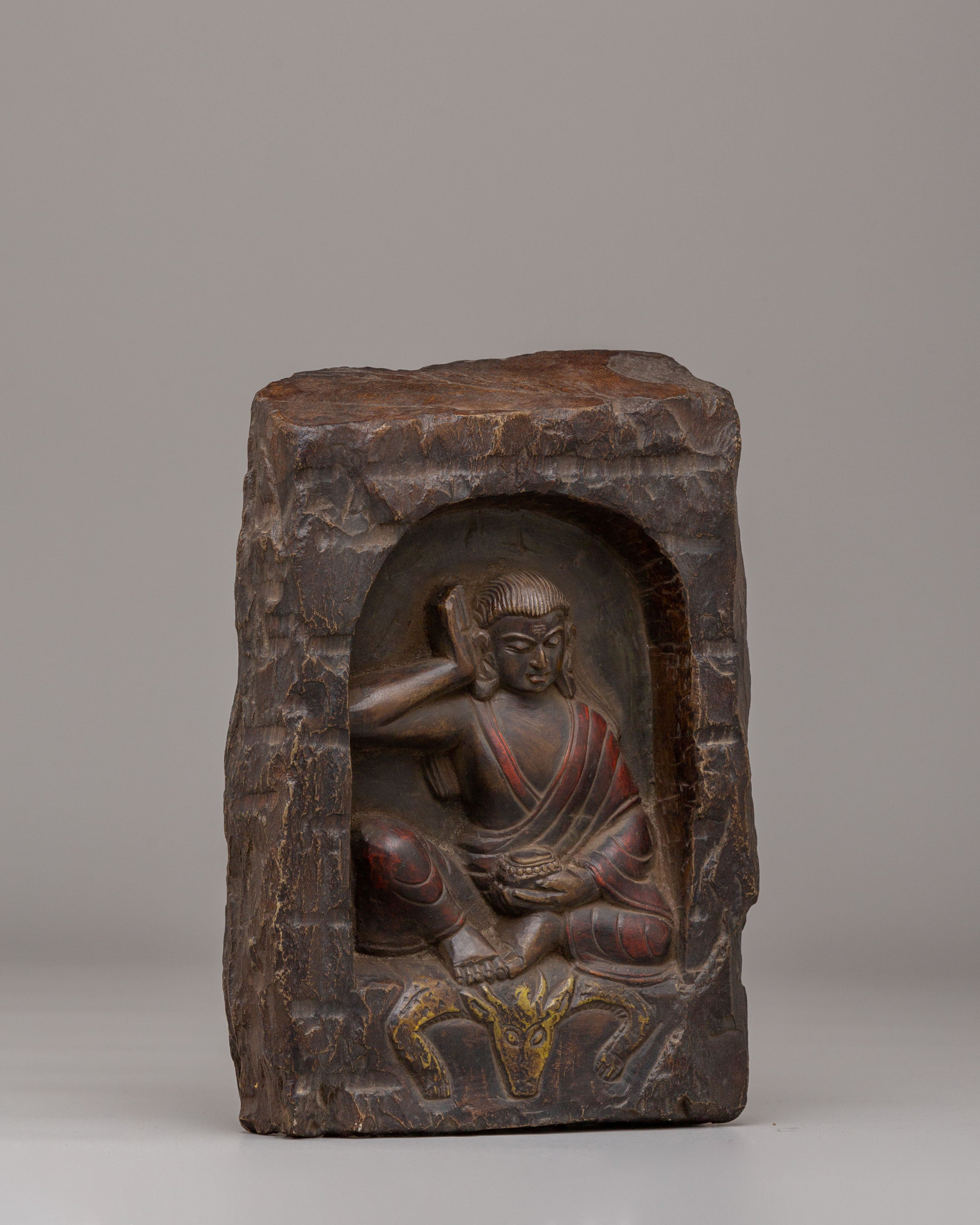 Traditional Milarepa Statue | Tibetan Master of Meditation