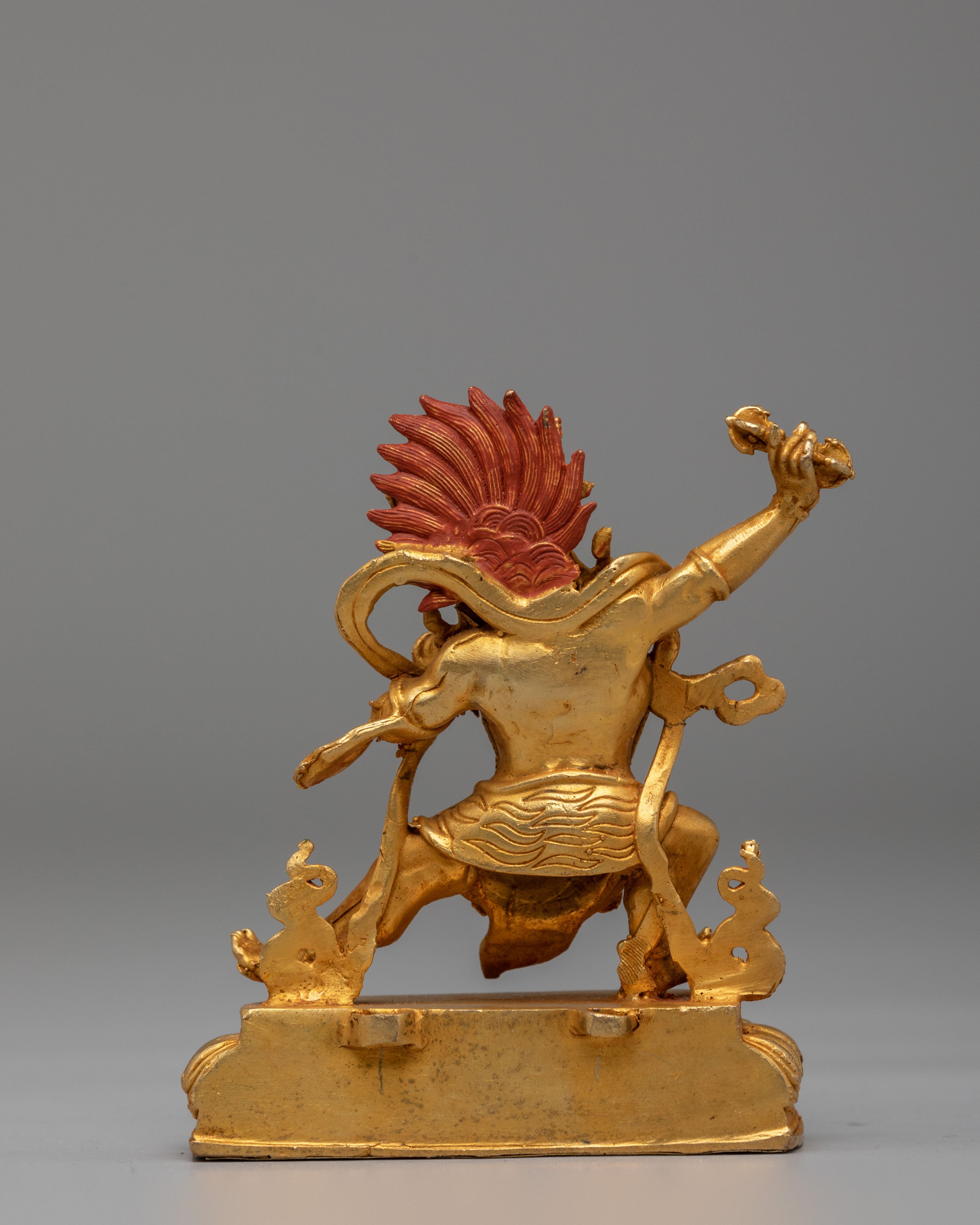 Sacred Vajrapani Statue | Wrathful Protector Deity Sculpture