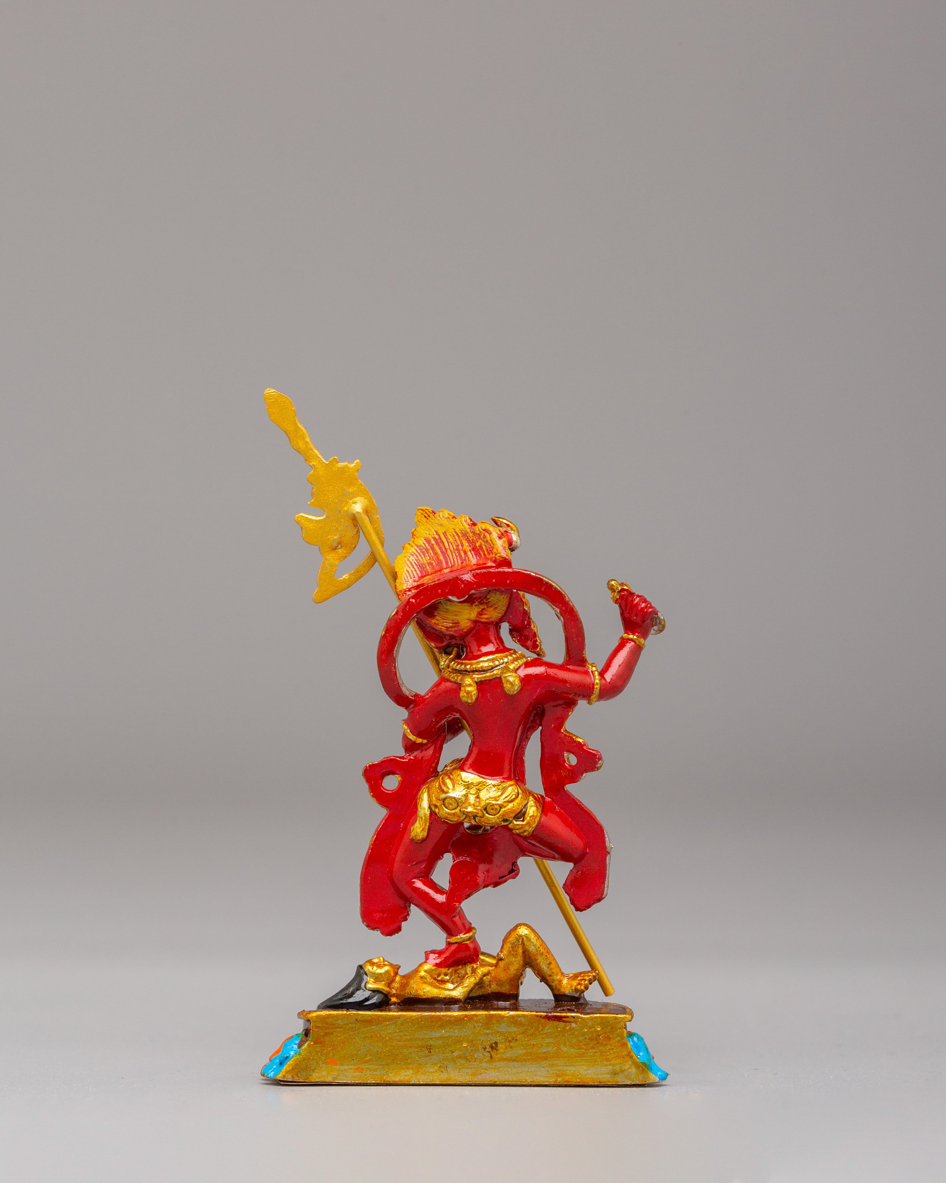 Sacred Dorje Phagmo Tantric Deity Statue | Hand Painted Vajravarahi Buddhist Goddess