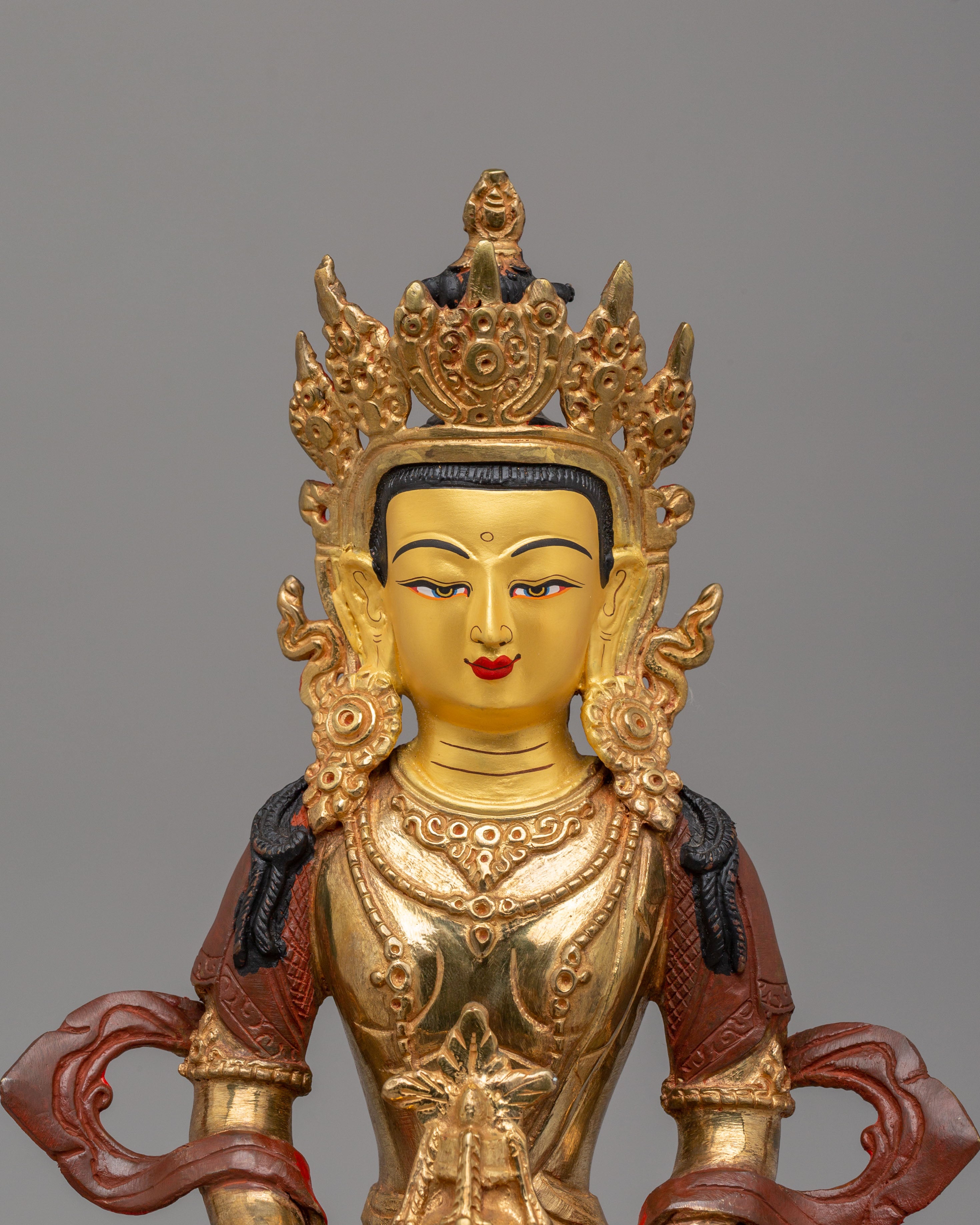 Himalayan Altar Amitayus Statue | Buddha of Longevity and Wisdom