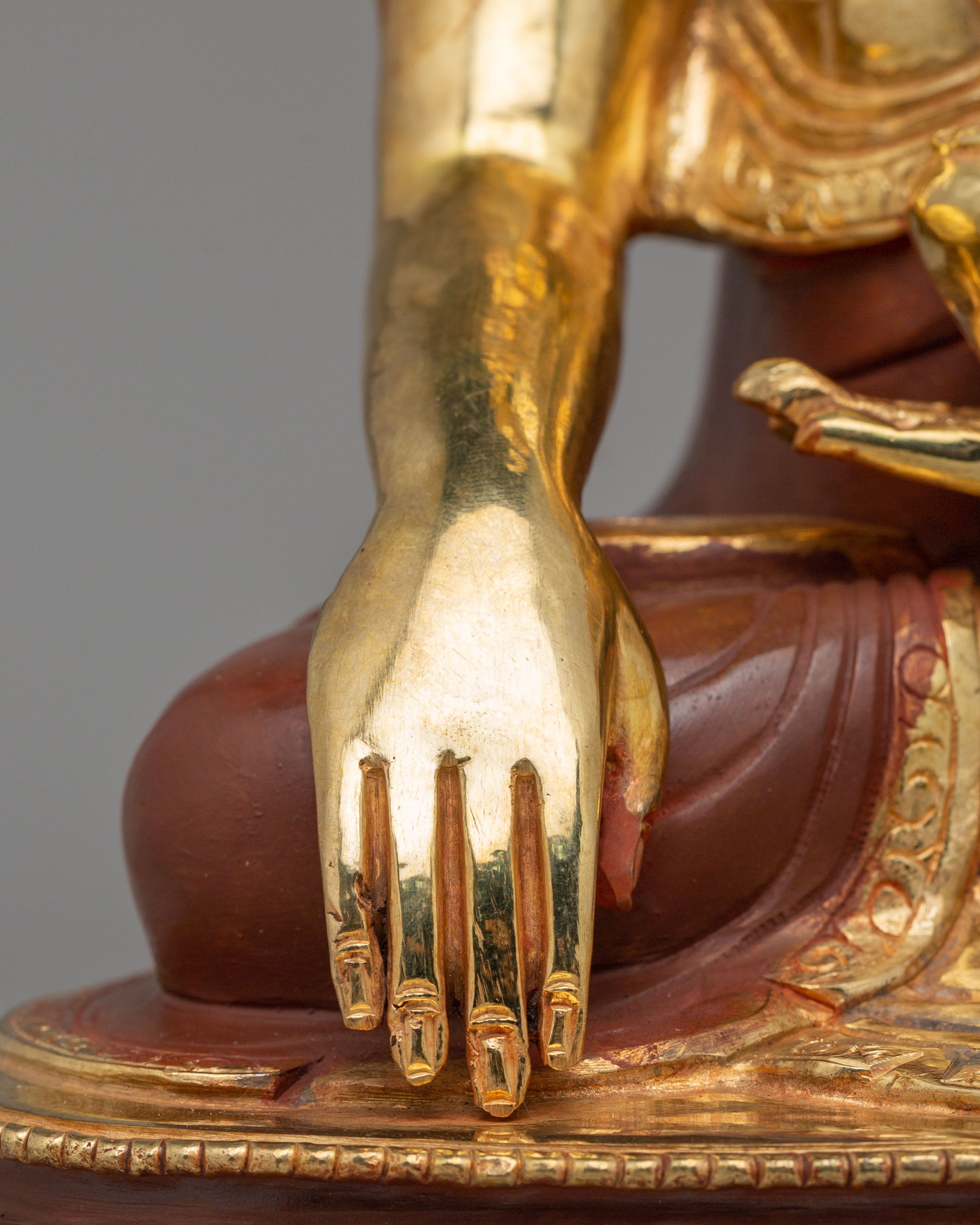 Buddha Dharma Sangha Set Statue | Tibetan Spiritual Art for Meditation and Decor