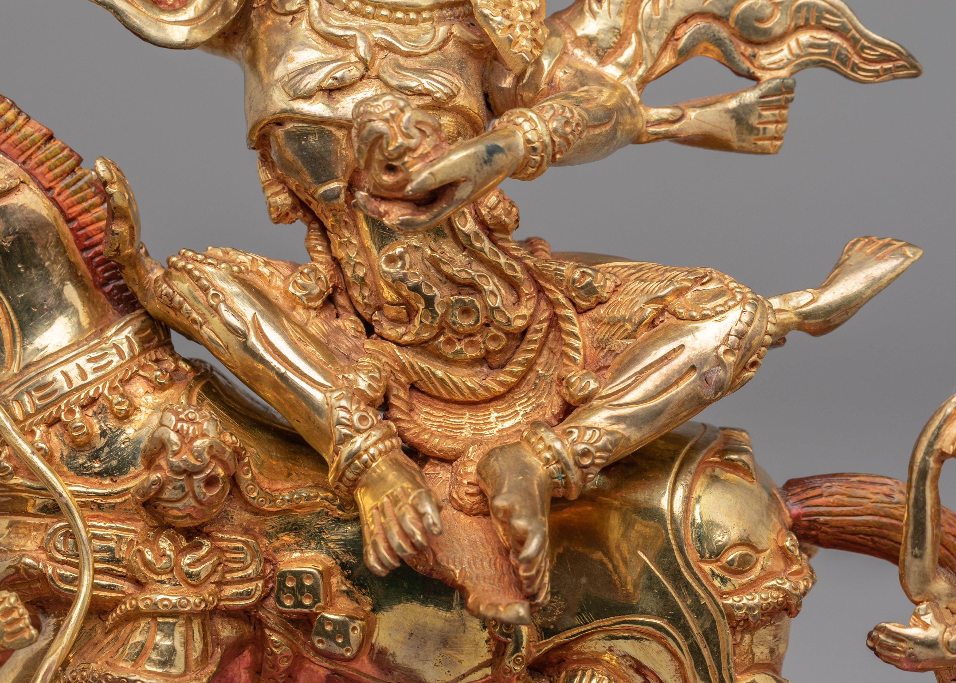 Tibetan Palden Lhamo Sculpture | Handmade Tibetan Artwork