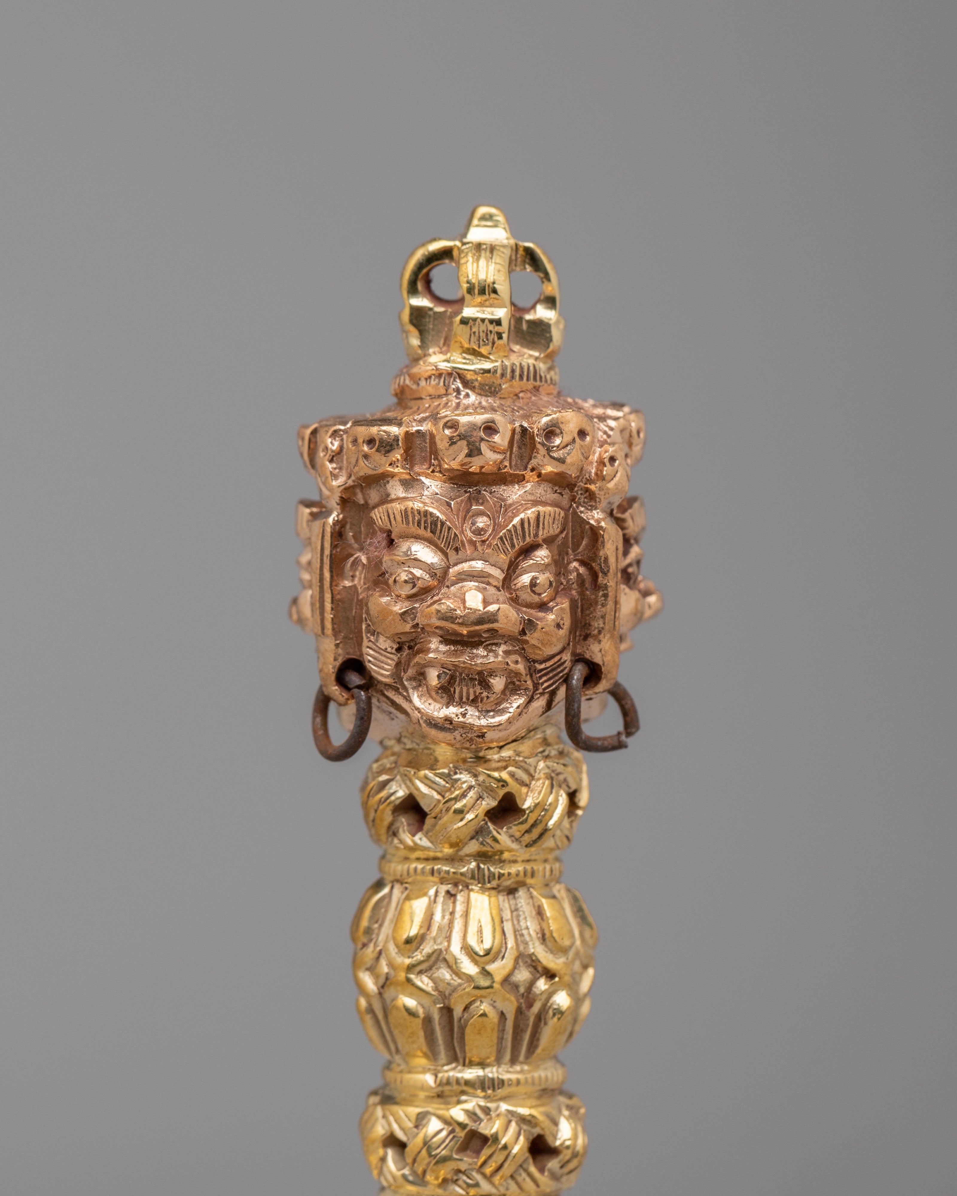 Traditional Ceremonial Phurba | Ritual Dagger for Spiritual Protection