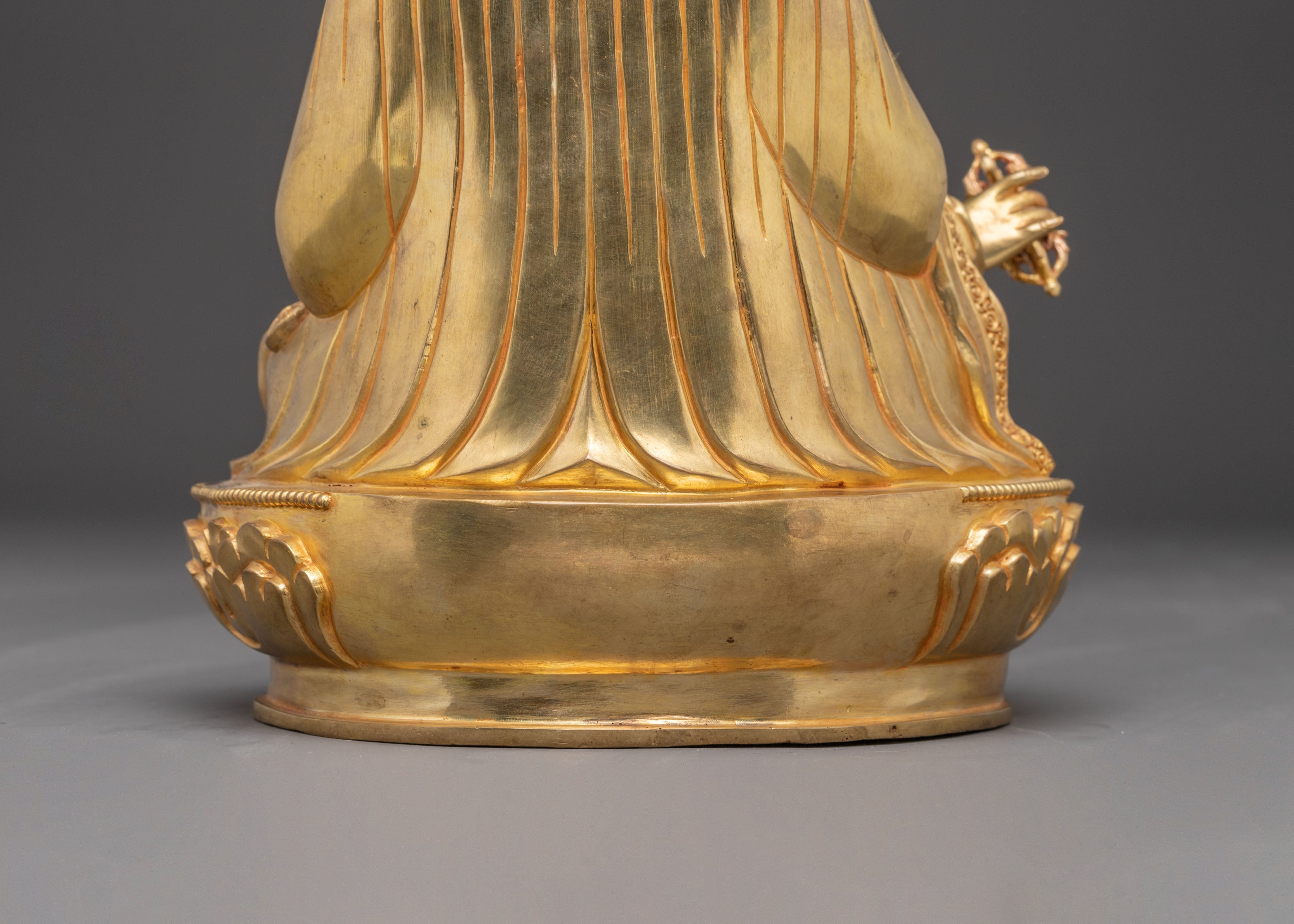 Divine Guru Rinpoche Altar Statue | Padmasambhava Statue