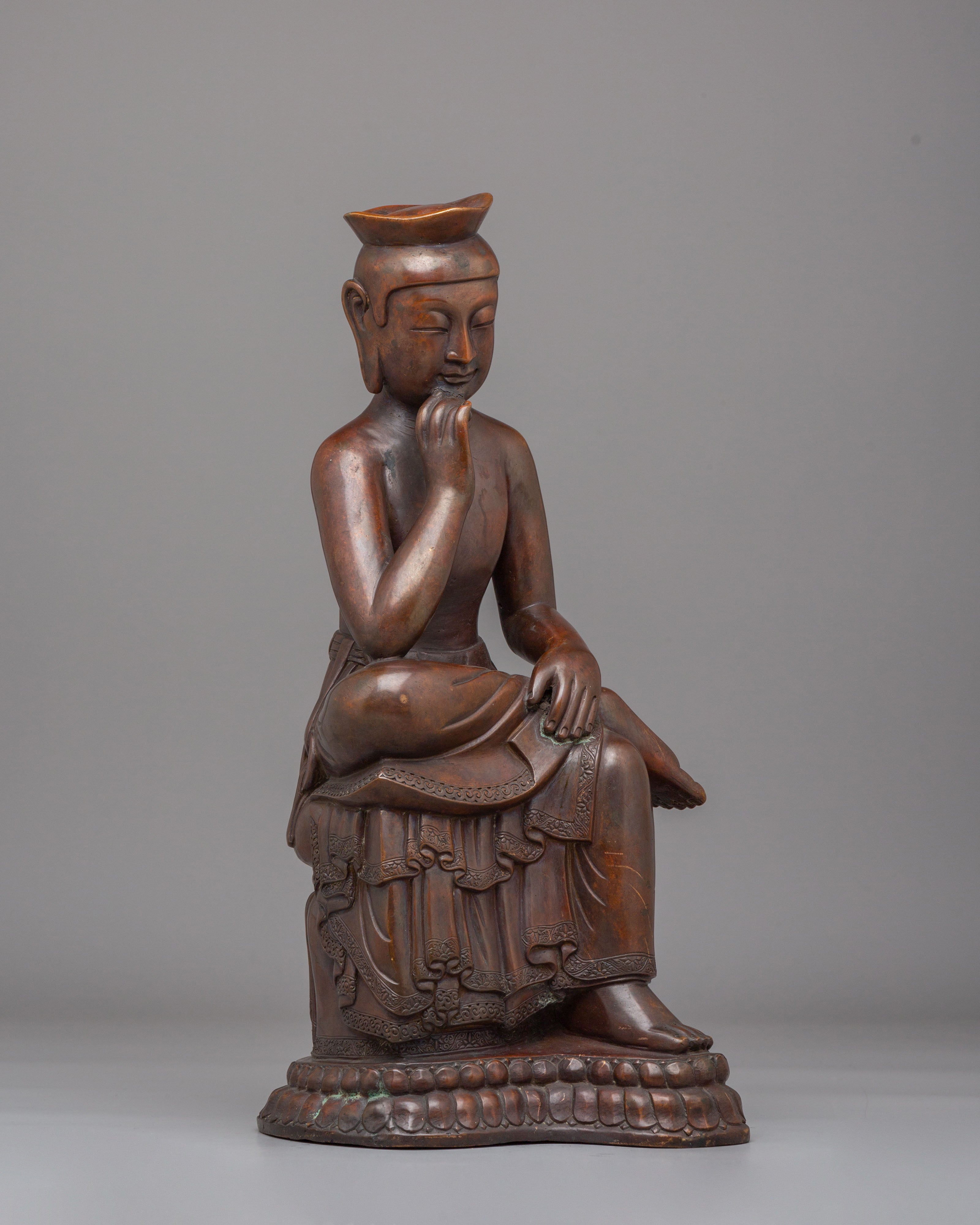 Tibetan Maitreya Buddha Sculpture | Symbol of Future Enlightenment