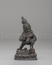 Himalayan Black Dzambhala Statue