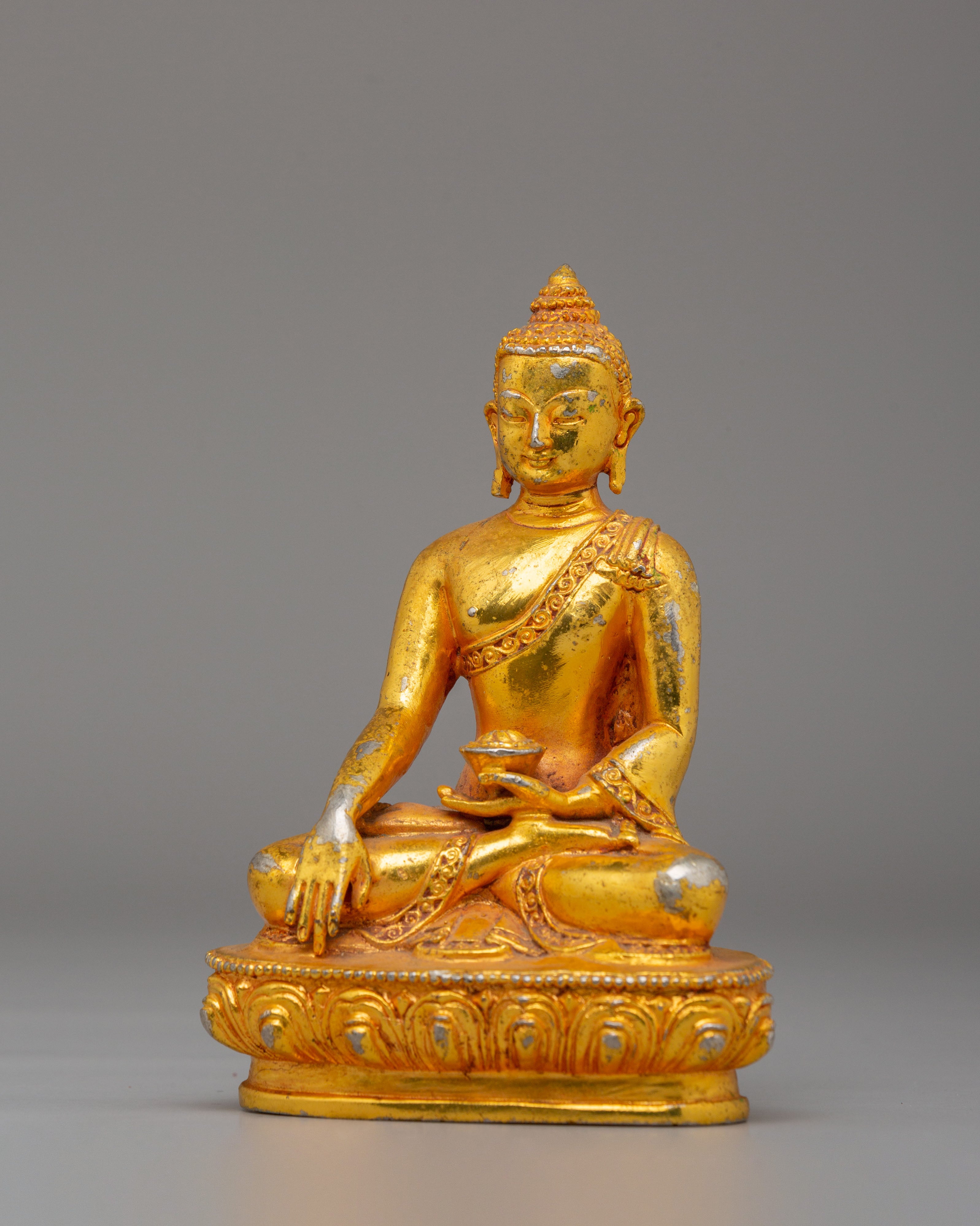Historical Tibetan Shakyamuni Buddha Statue | Sacred Copper Artwork