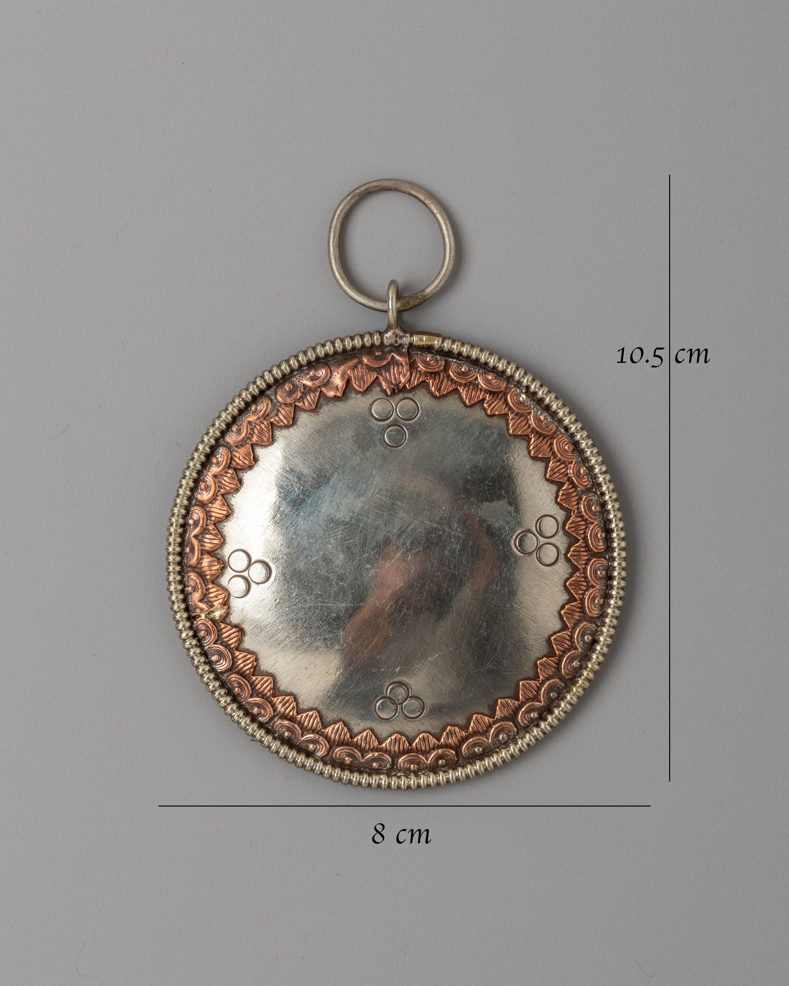 Himalayan Ritual Mirror | A Sacred Reflection Tool for Meditation and Rituals