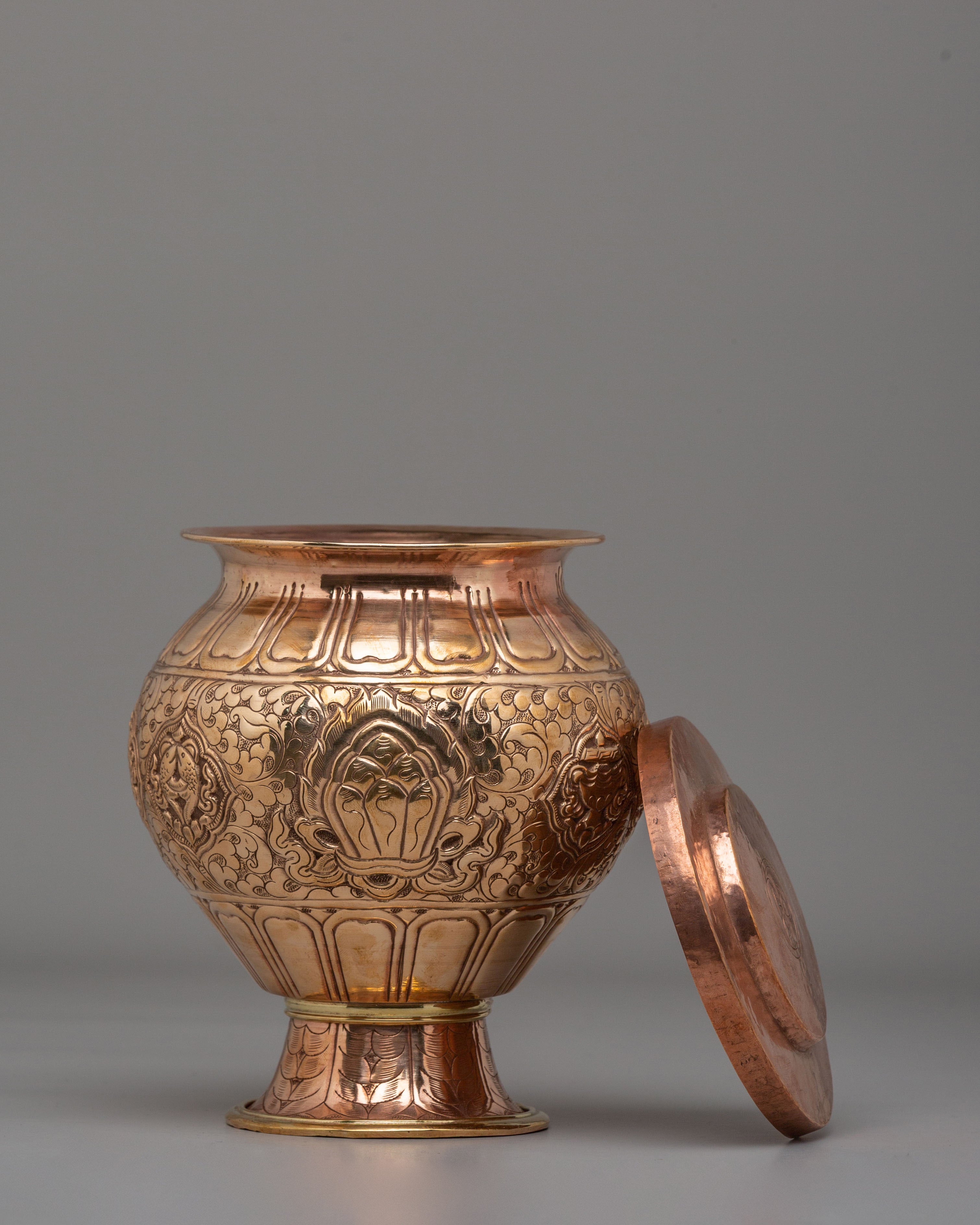 Himalayan Ritual Kalash | Auspicious Buddhist Offering Vessel