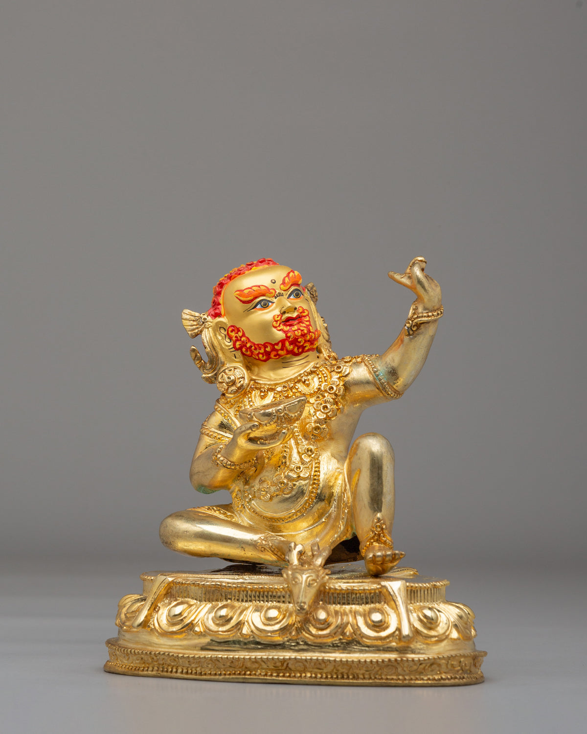Himalayan Buddhist Master Statue | Tibetan Spiritual Art