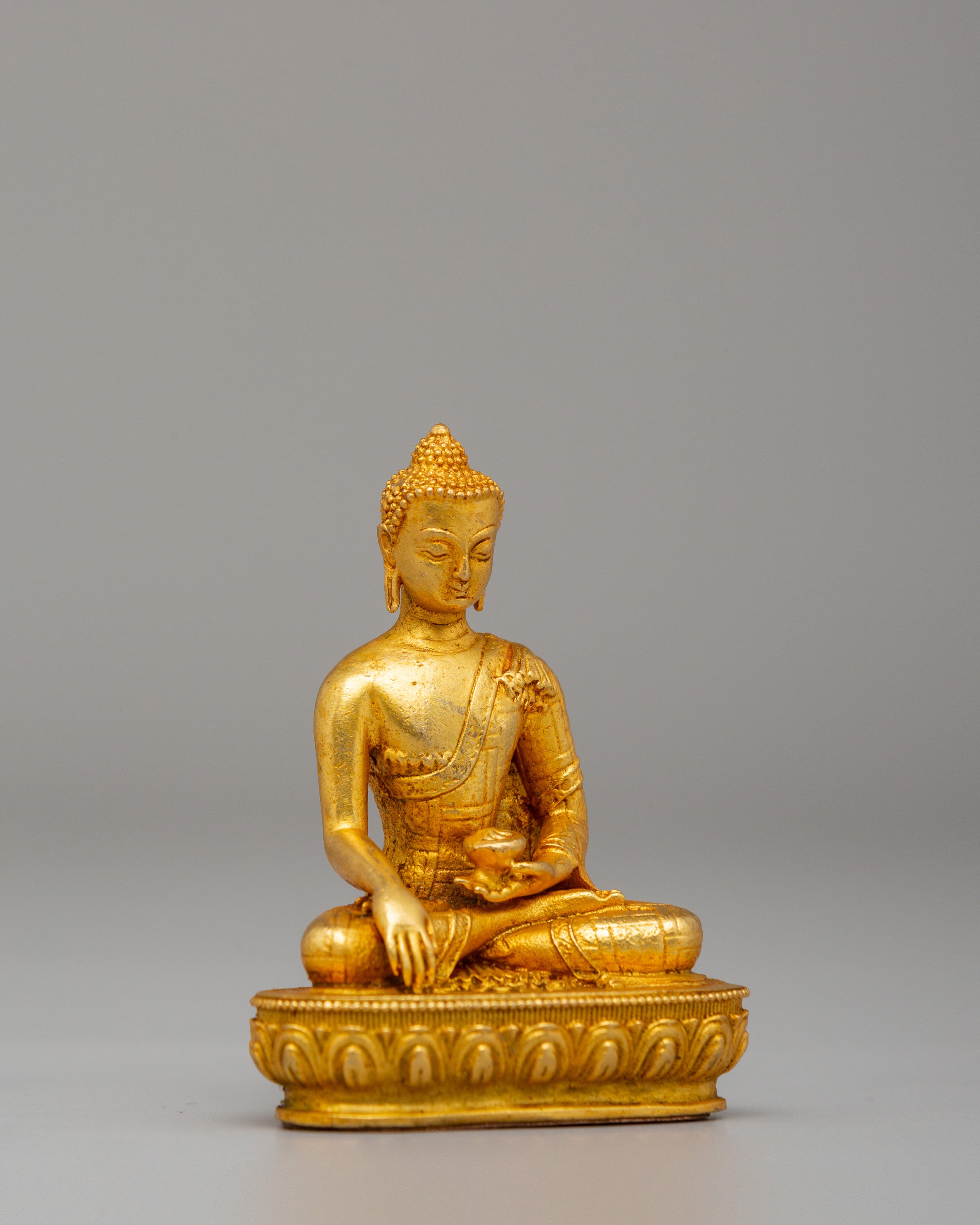 Tibetan Buddha Dharma Sangha Statue | Shakyamuni, Chenrezig & Guru Rinpoche Figurine