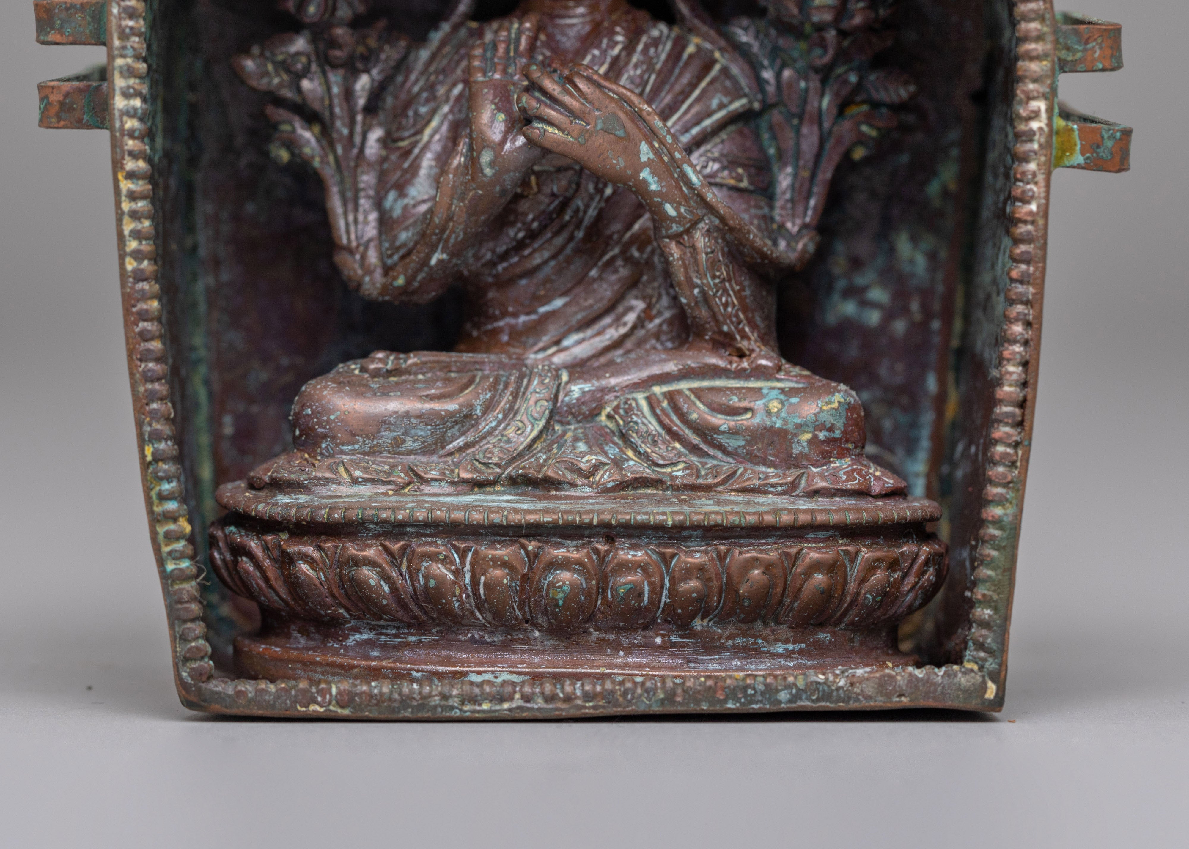 Sacred Tsongkhapa Ghau Shrine Box Set | Tibetan Buddhist Master Collection