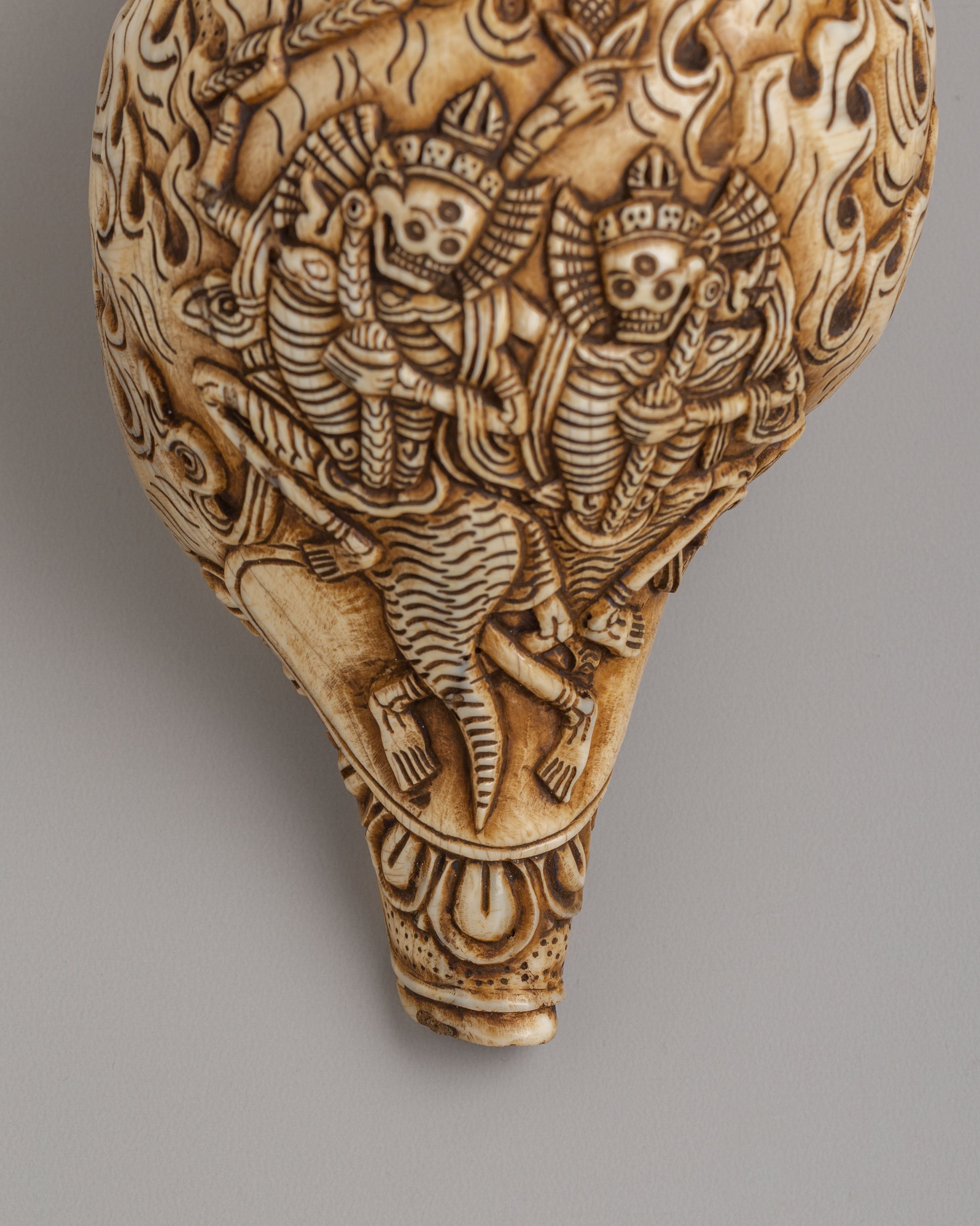 Spiritual Chittipati Conch | Tibetan Ritual Conch Shell