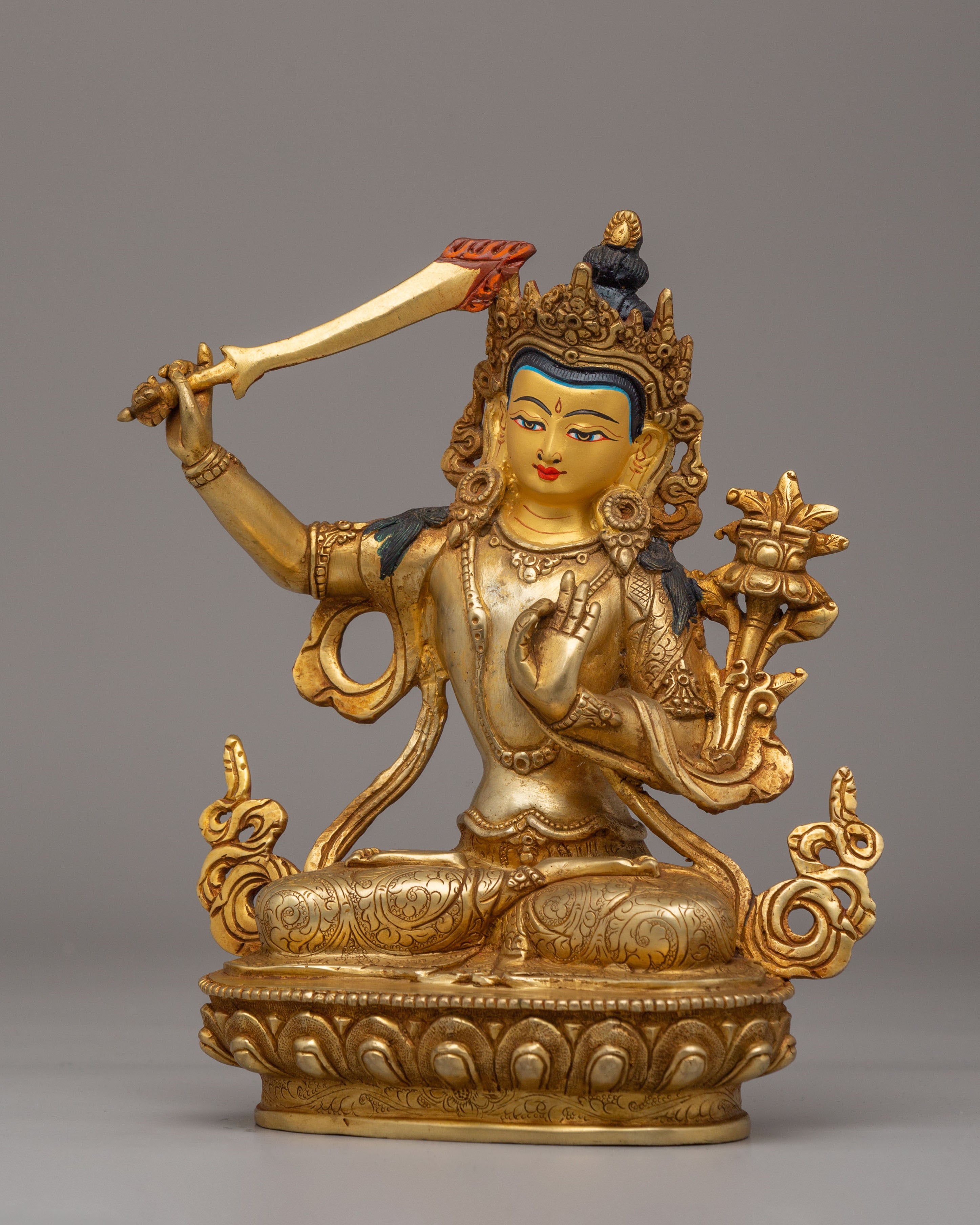 Divine Protection Manjushri Statue | A Symbol of Wisdom and Enlightenment