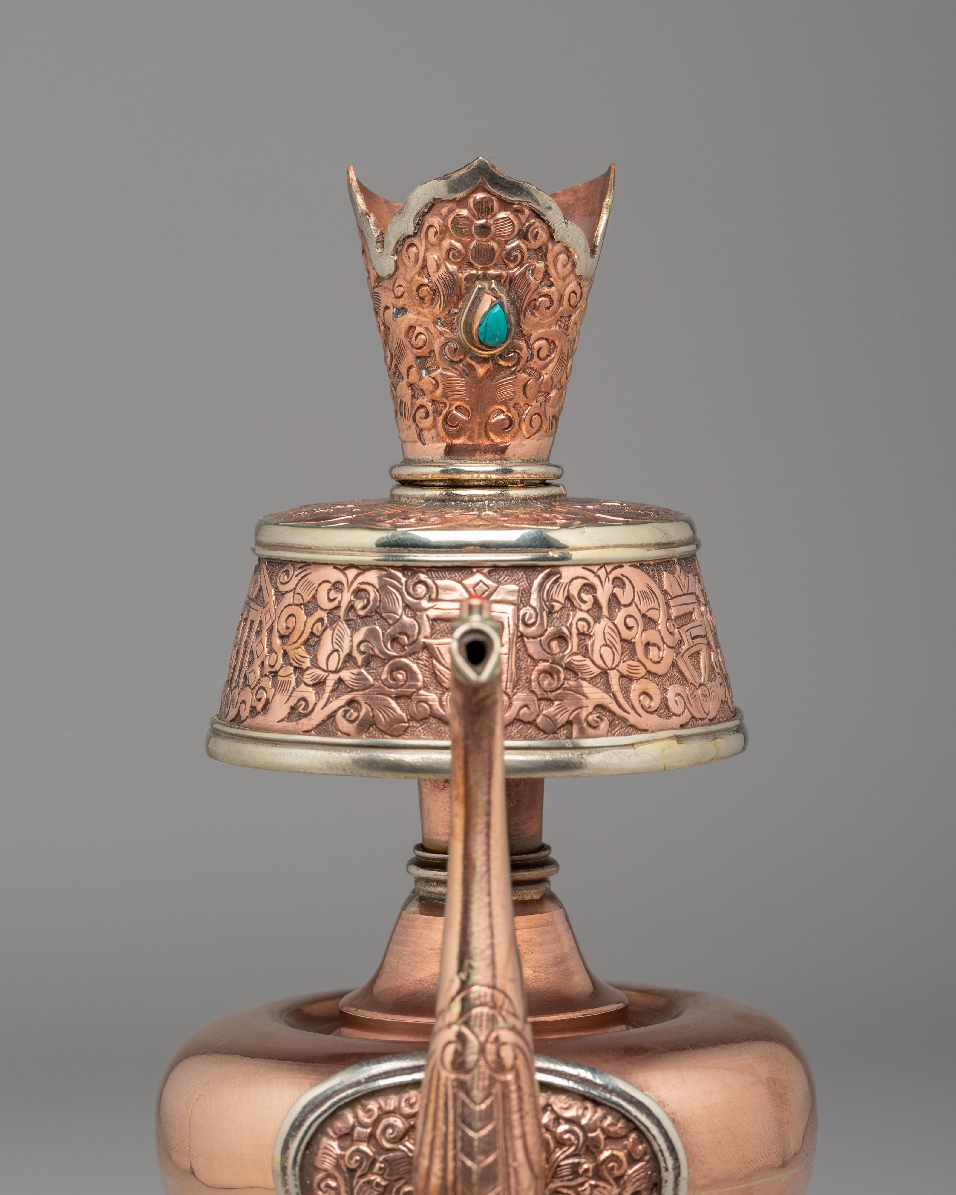 Buddhist Ritual Bhumba Set | Tibetan Copper Bhumba