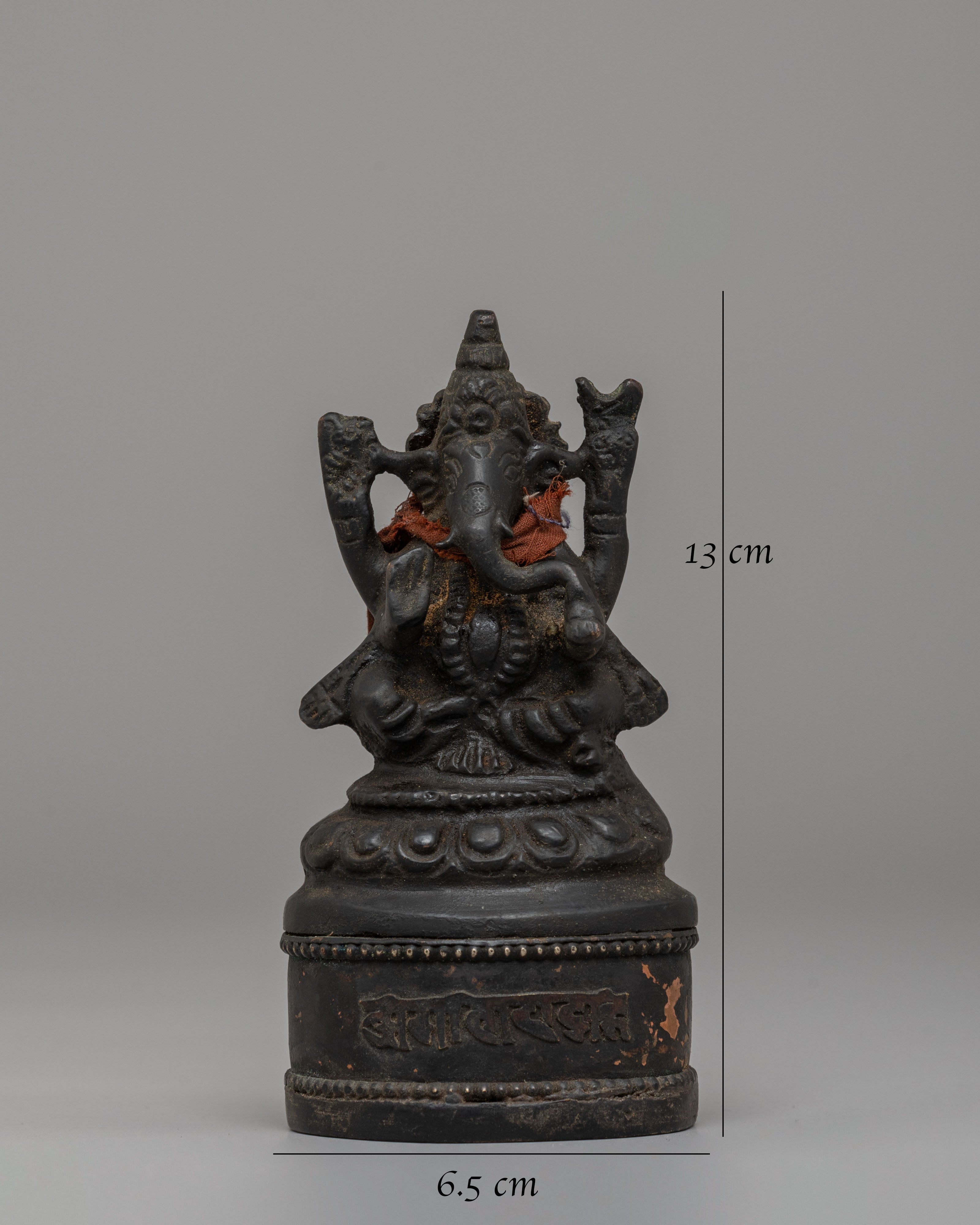 Sacred Ganesh Figurine | Hindu Elephant God Idol