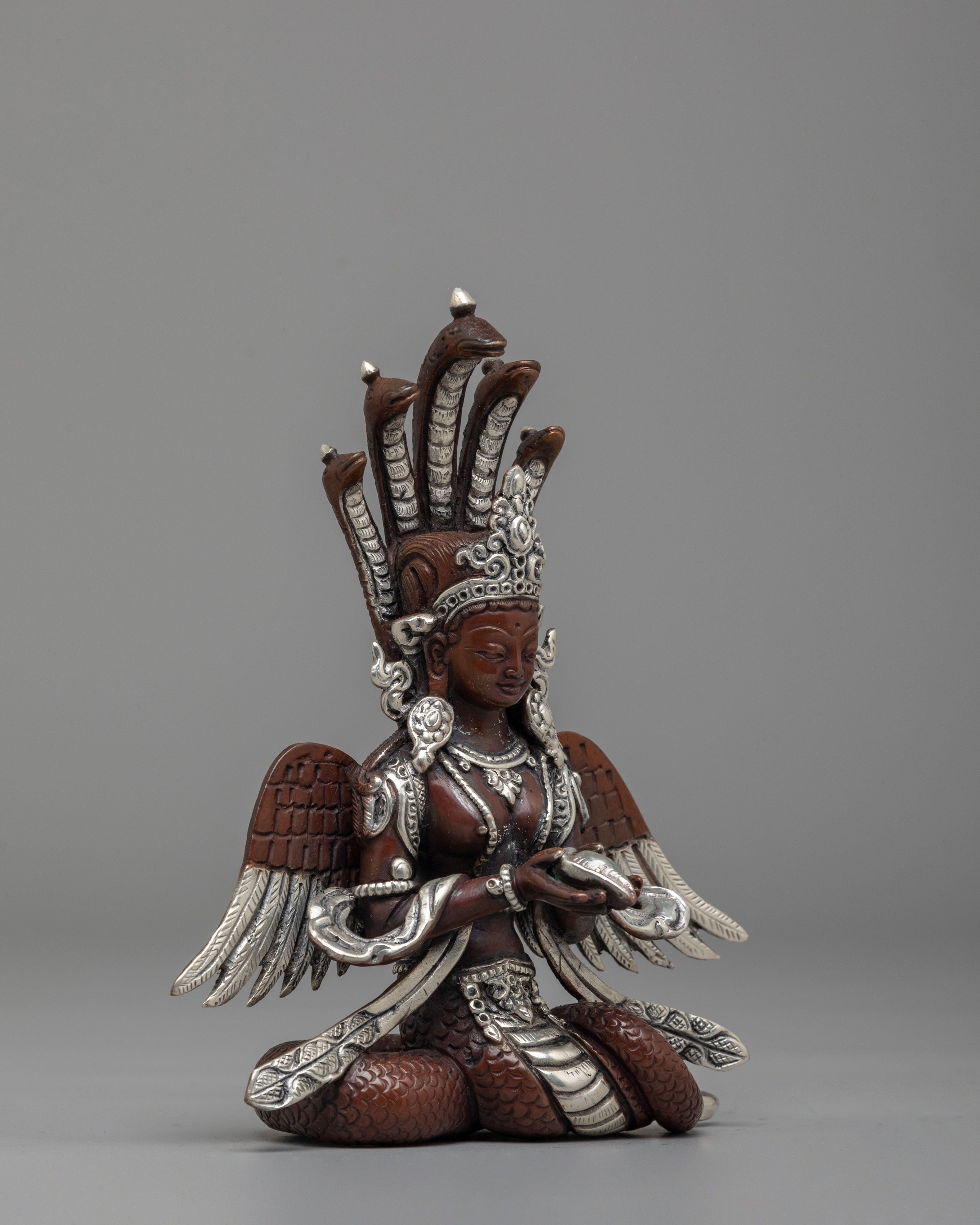 Serpent Goddess Naag Kanya Statue | Traditional Handcrafted Artwork