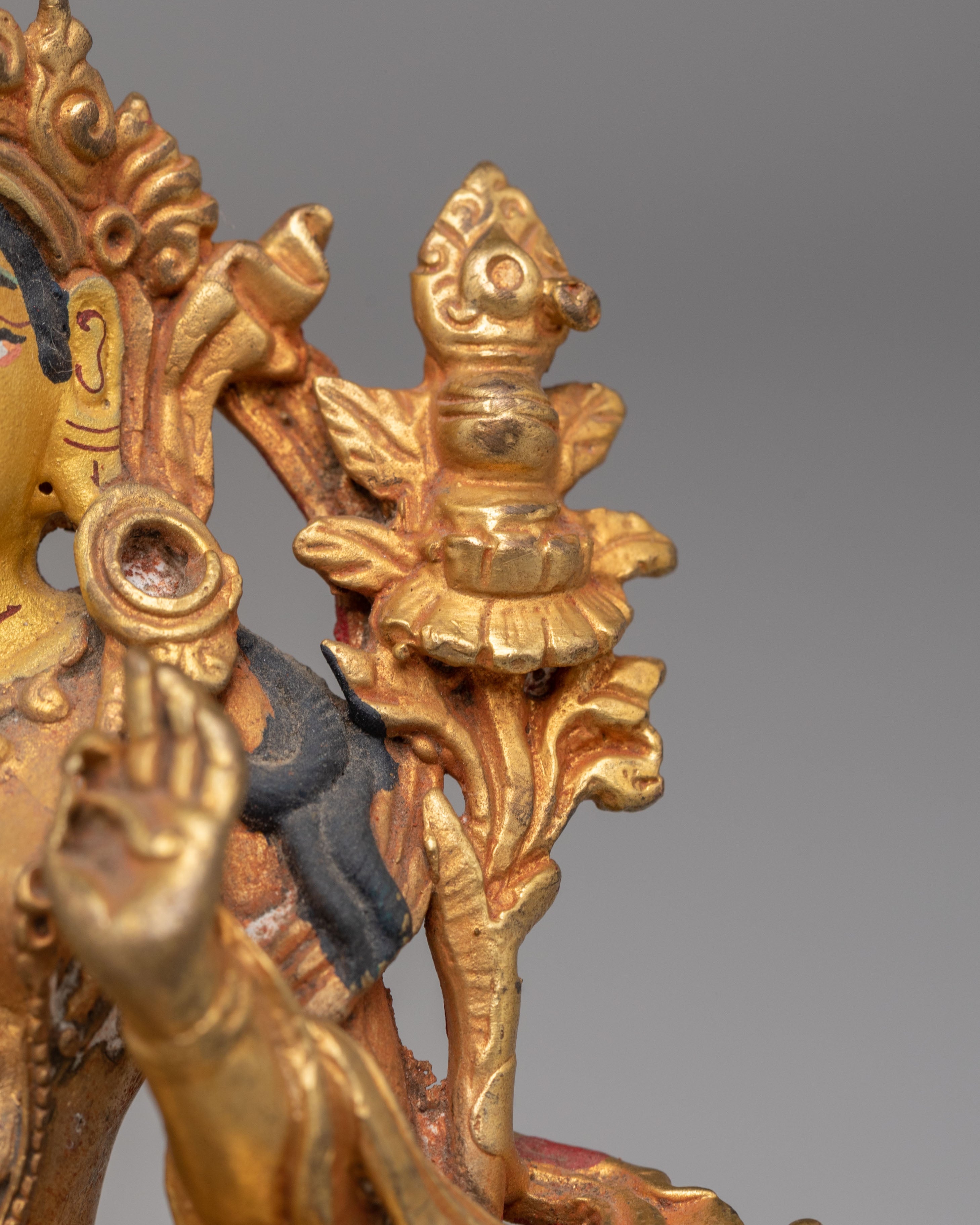 Scared Green Tara Deity Statue | Buddhist Bodhisattva of Compassion