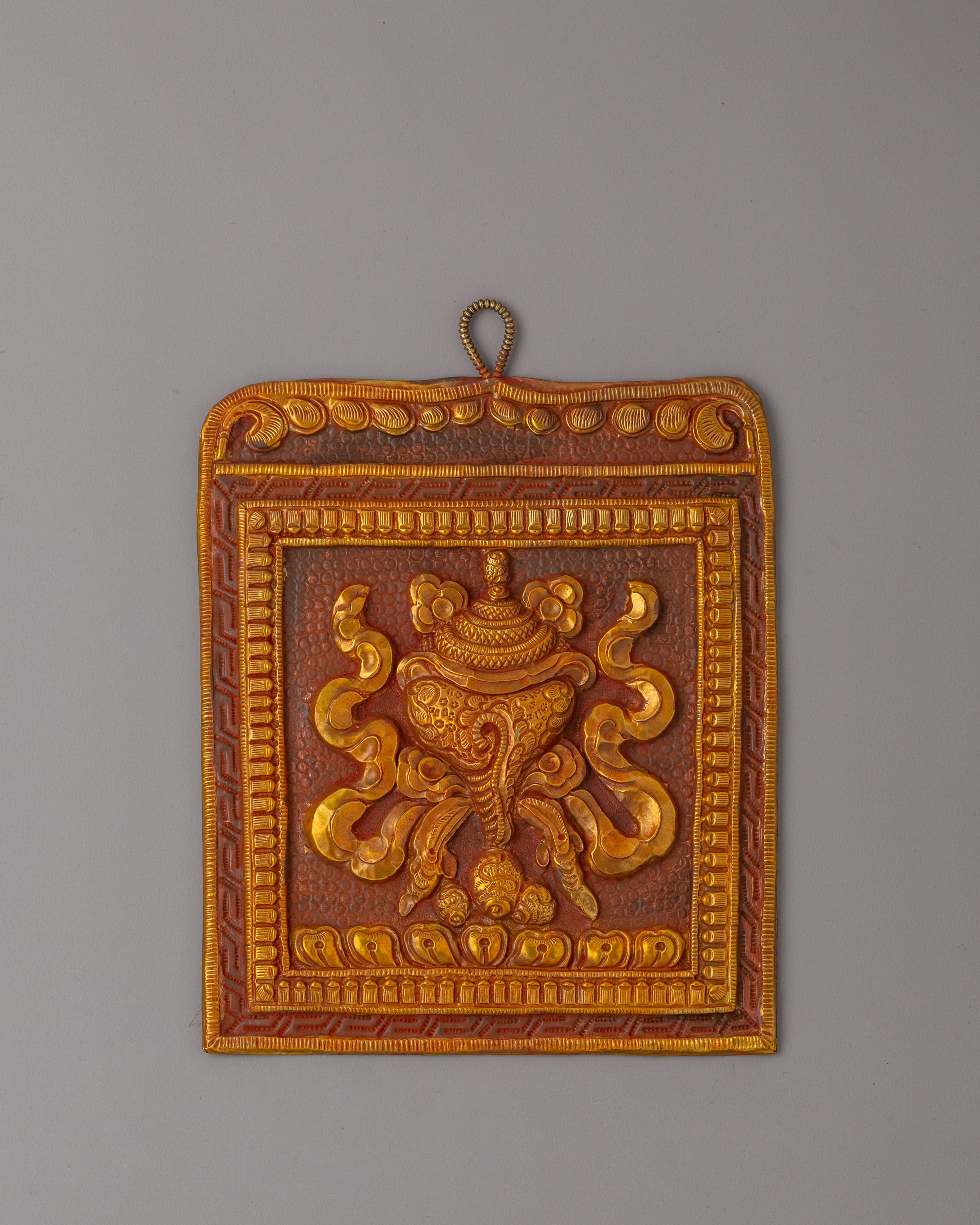 Eight Auspicious Symbols Locket | Symbolic Jewelry for Blessings