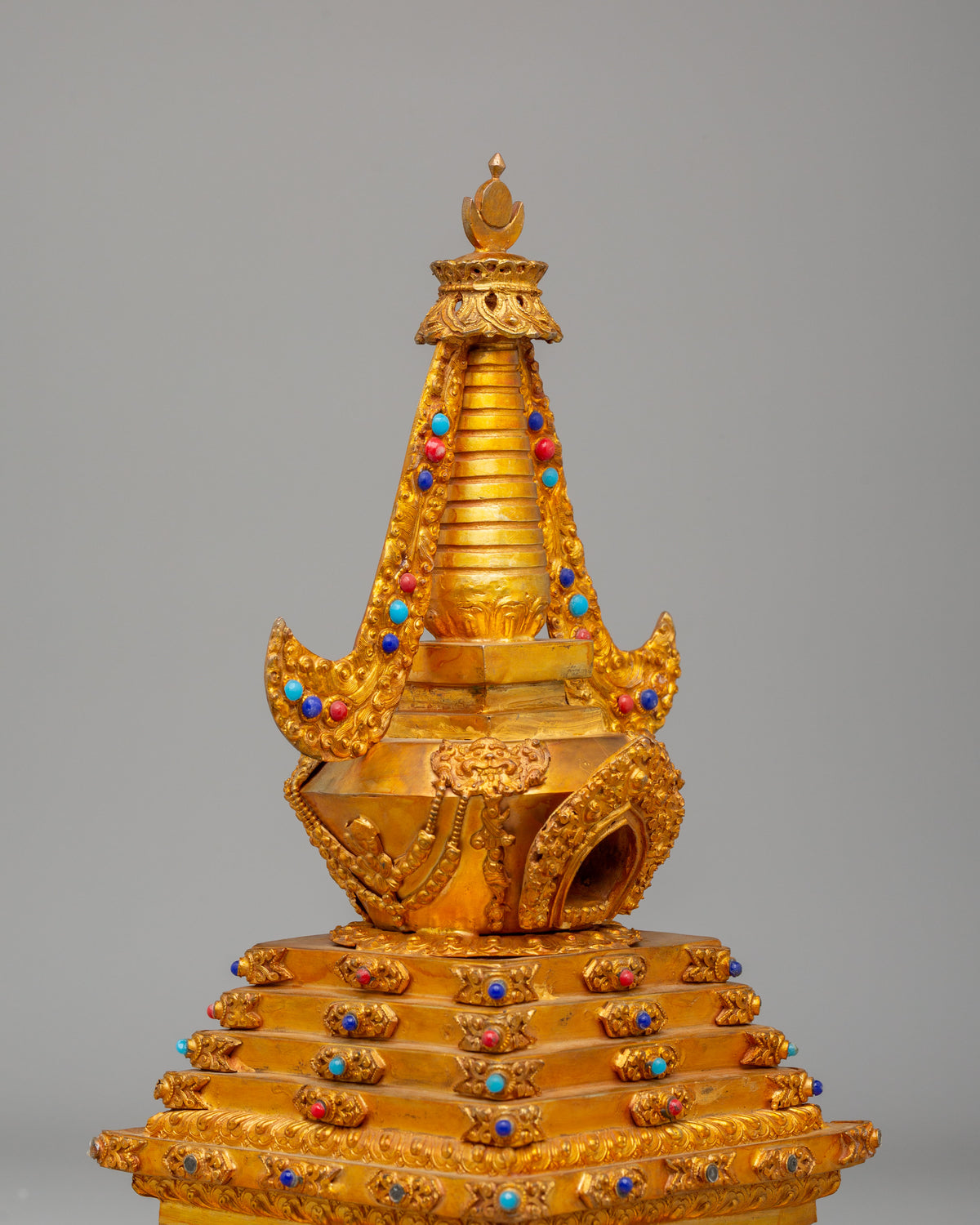 Spiritual Buddhist Enlightenment Stupa | Sacred Symbol of Awakening