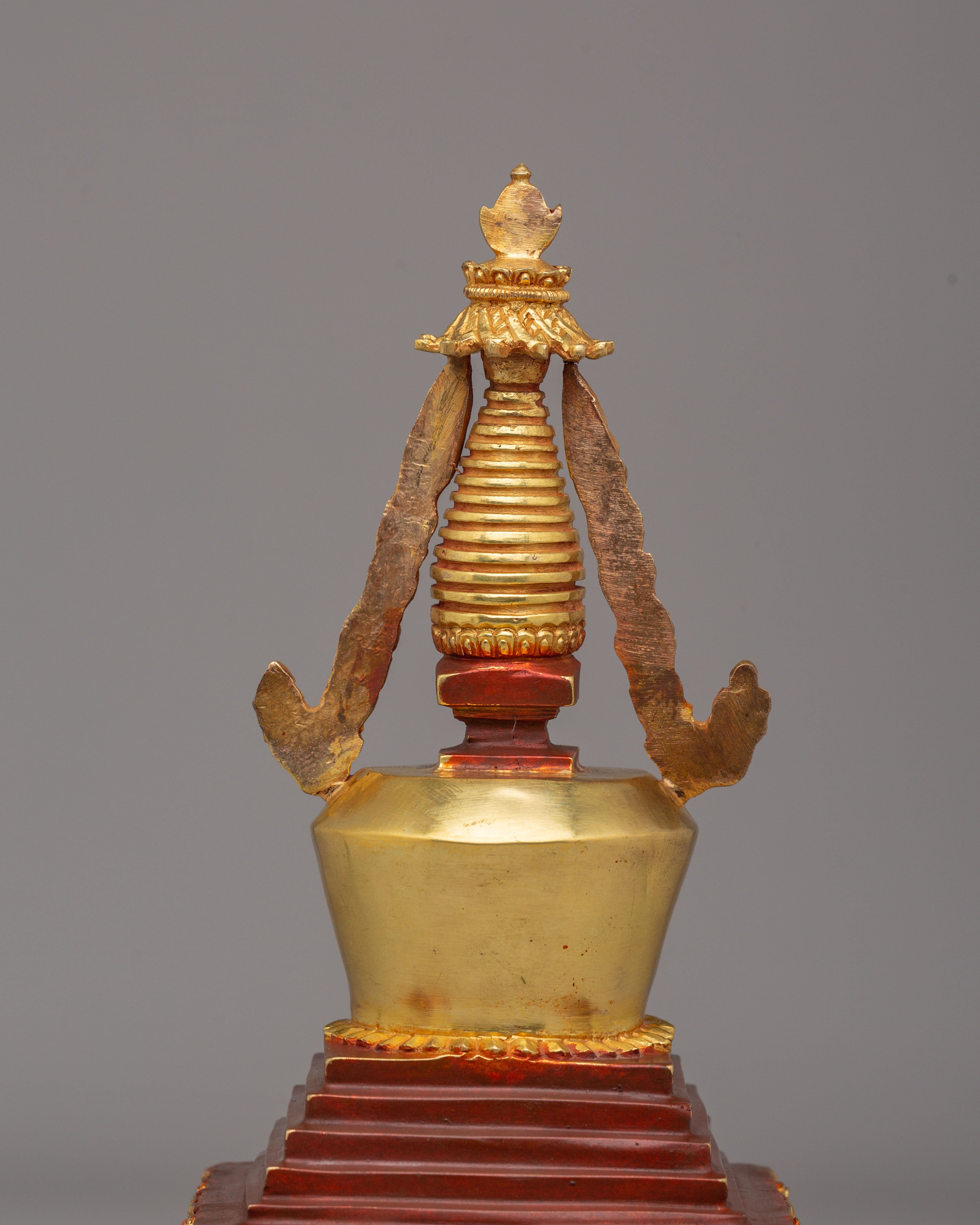 Handcrafted Enlightenment Jangchub Stupa | Symbol of Wisdom and Spiritual Awakening