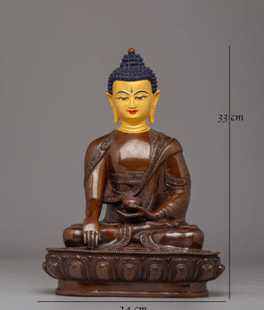Handcrafted Sculpture of Buddha Shakyamuni | Symbol of Peace