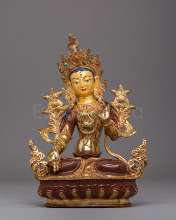 Handmade Traditional  White Tara Artwork