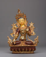 Handmade Traditional  White Tara Artwork