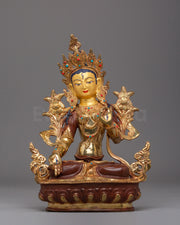 Handmade Traditional  White Tara Artwork