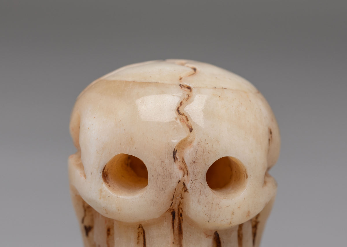 Tibetan Skull Decor | Buddhist Ritual Skull Head