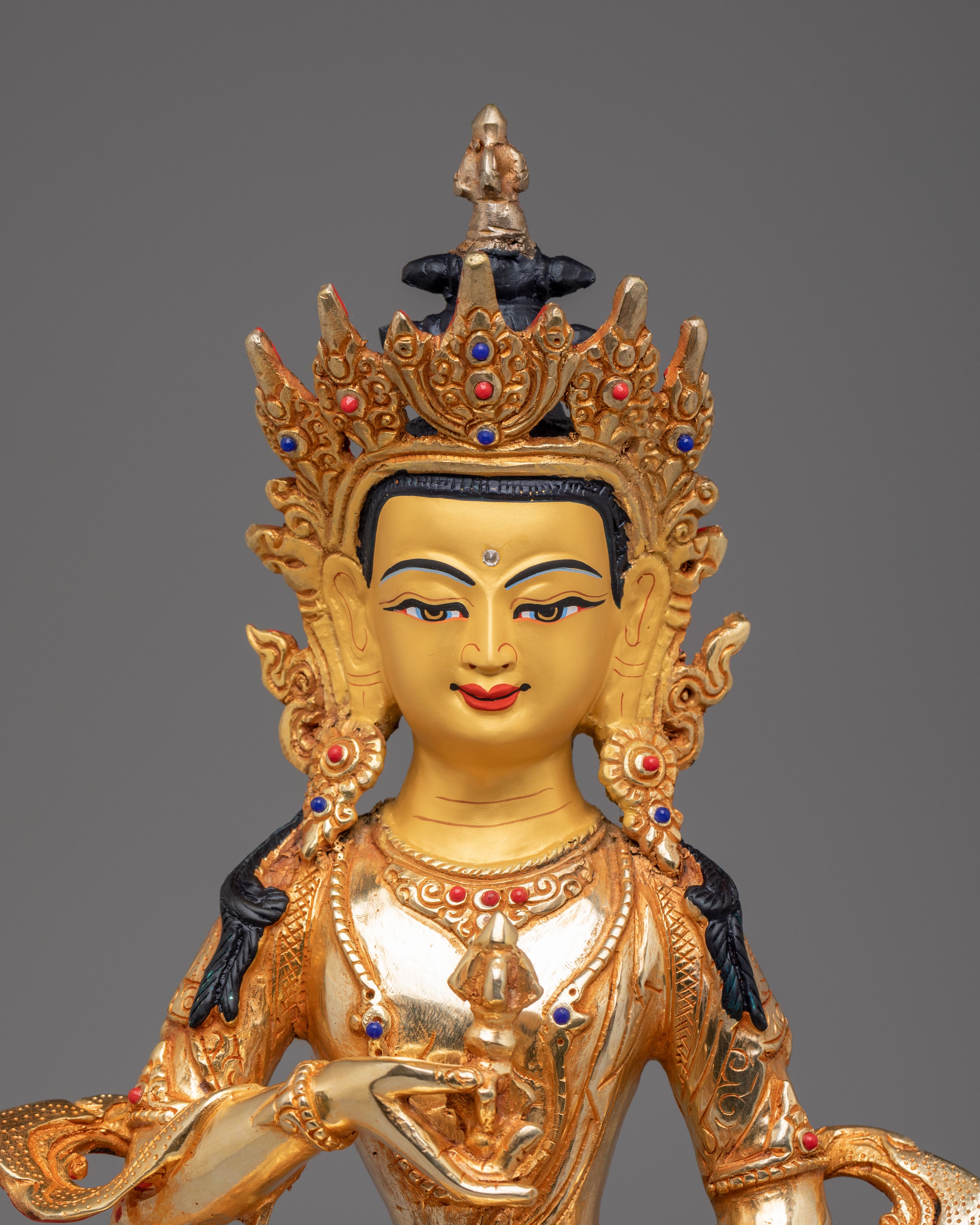 Traditional Vajrasattva Buddhist Sculpture | Purification Buddha Statue