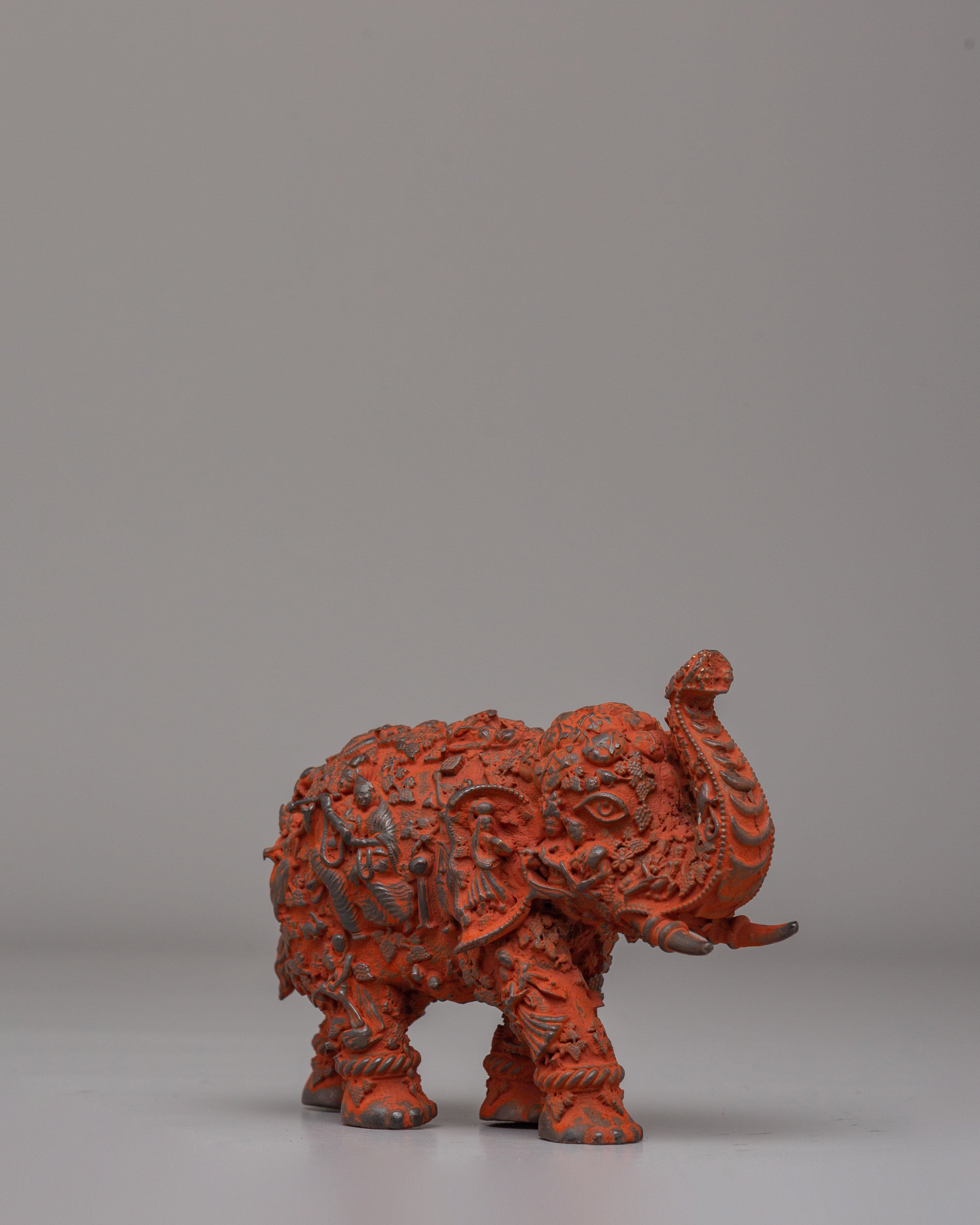 Handcrafted Elephant for Altar Decor | A Symbol of Wisdom and Strength