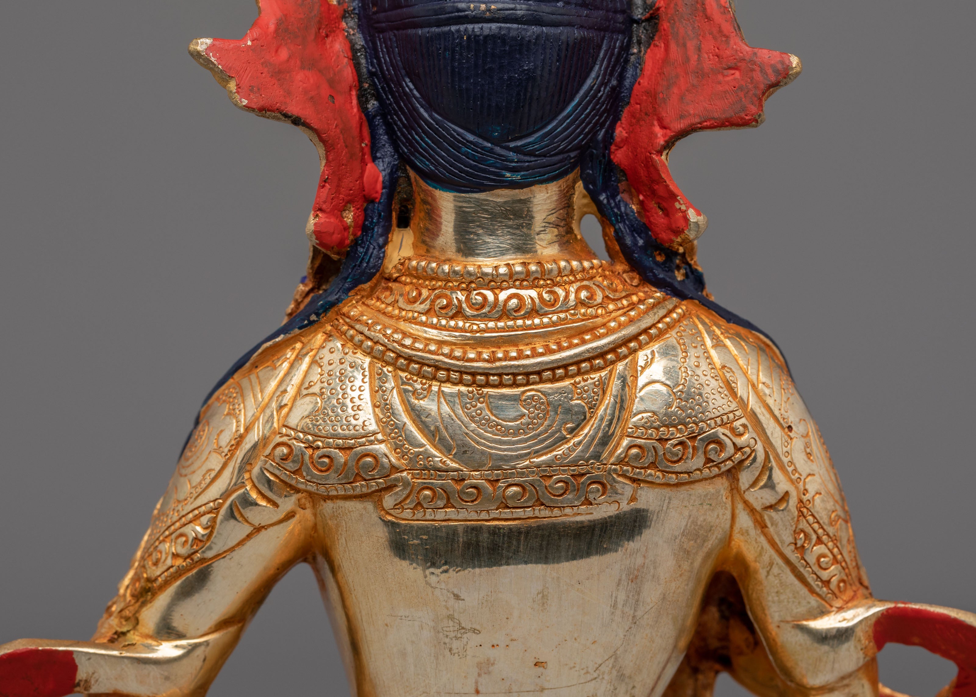 Traditional Vajrasattva Altar Sculpture | Purification Buddha Statue