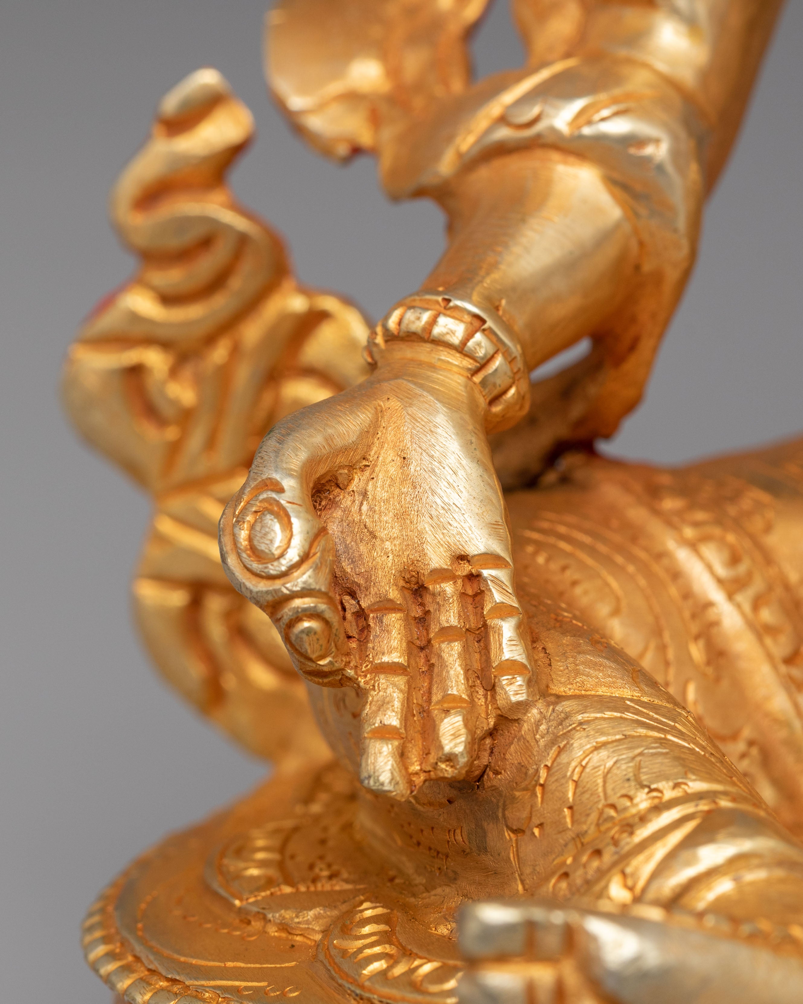 Handcrafted Green Tara Figurine | Embodiment of Compassion and Protection